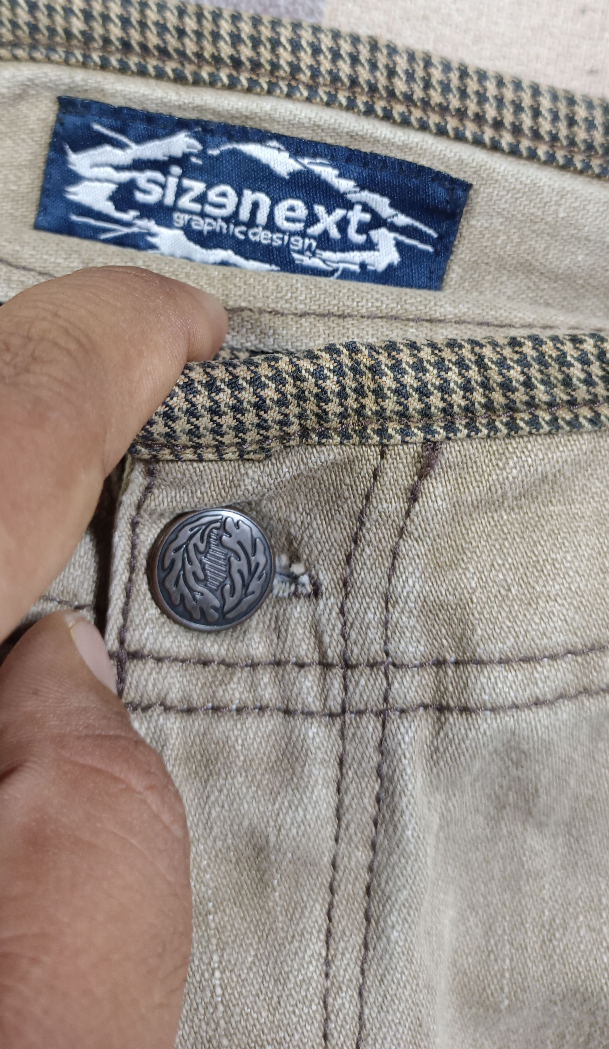 Other UK SizeNext Cargo Pants Button Graphic Design Made In UK Size US 31 - 10 Thumbnail