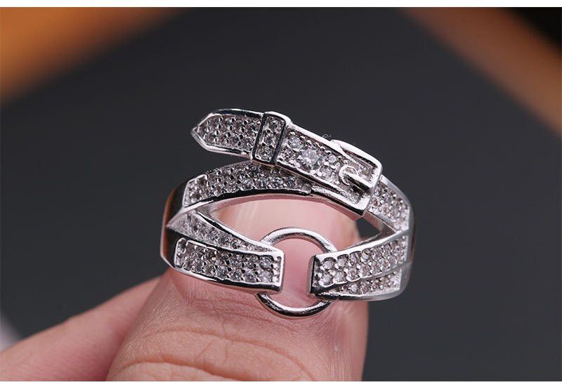 Jewelry Creative Belt Rings Size ONE SIZE - 3 Thumbnail