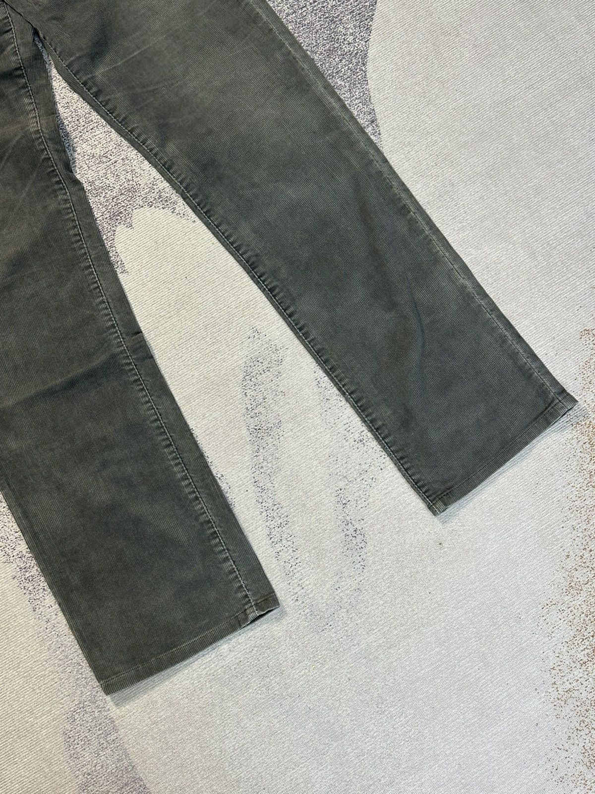 Hysteric Glamour × Undercover 2000s Hysteric Glamour Corduroy Grey Kinky Jeans Size US 30 / EU 46 - 4 Thumbnail