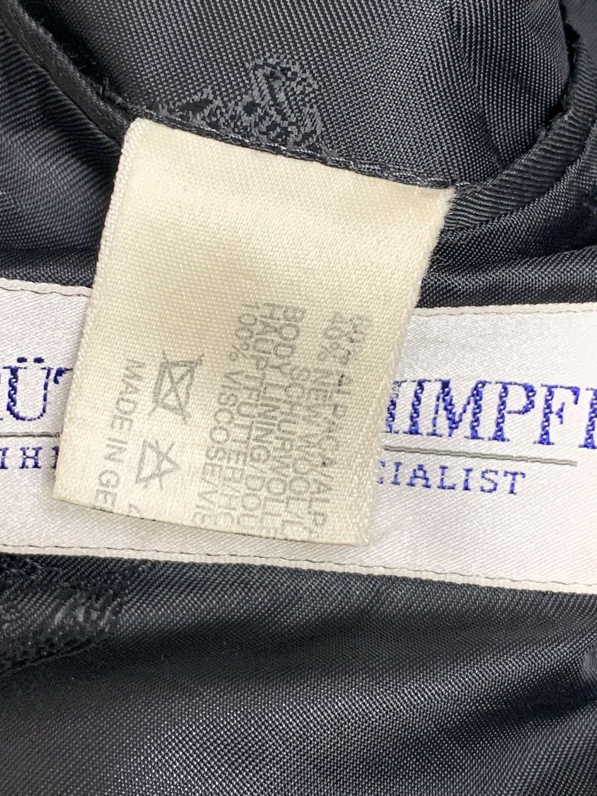 Burberry Vintage Burberrys’ Alpaca & New Wool Herringbone Blazer Grey Size 46S - 17 Thumbnail