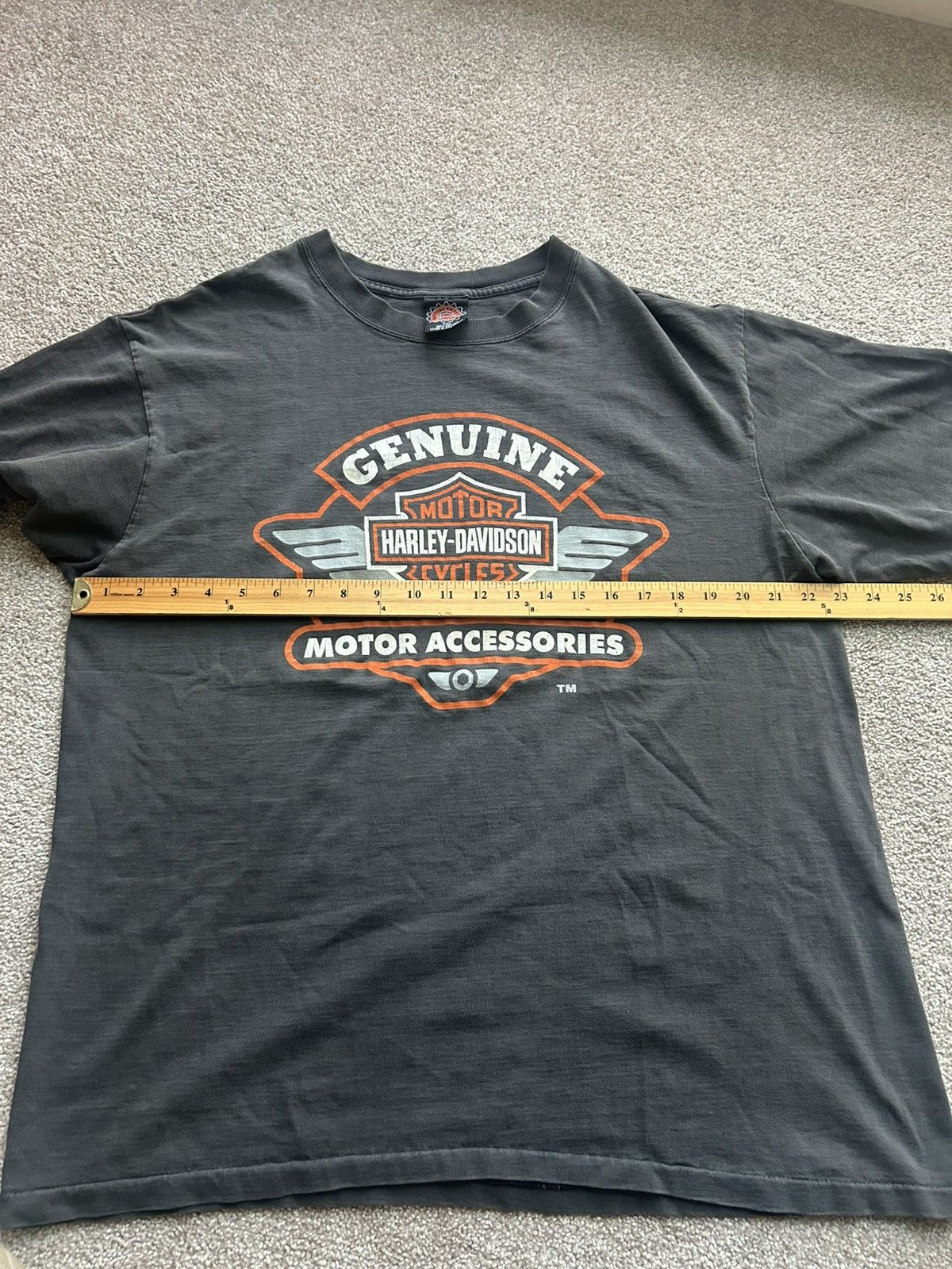 Harley Davidson Faded 1996 harley davidson tee Size US XXL / EU 58 / 5 - 3 Thumbnail