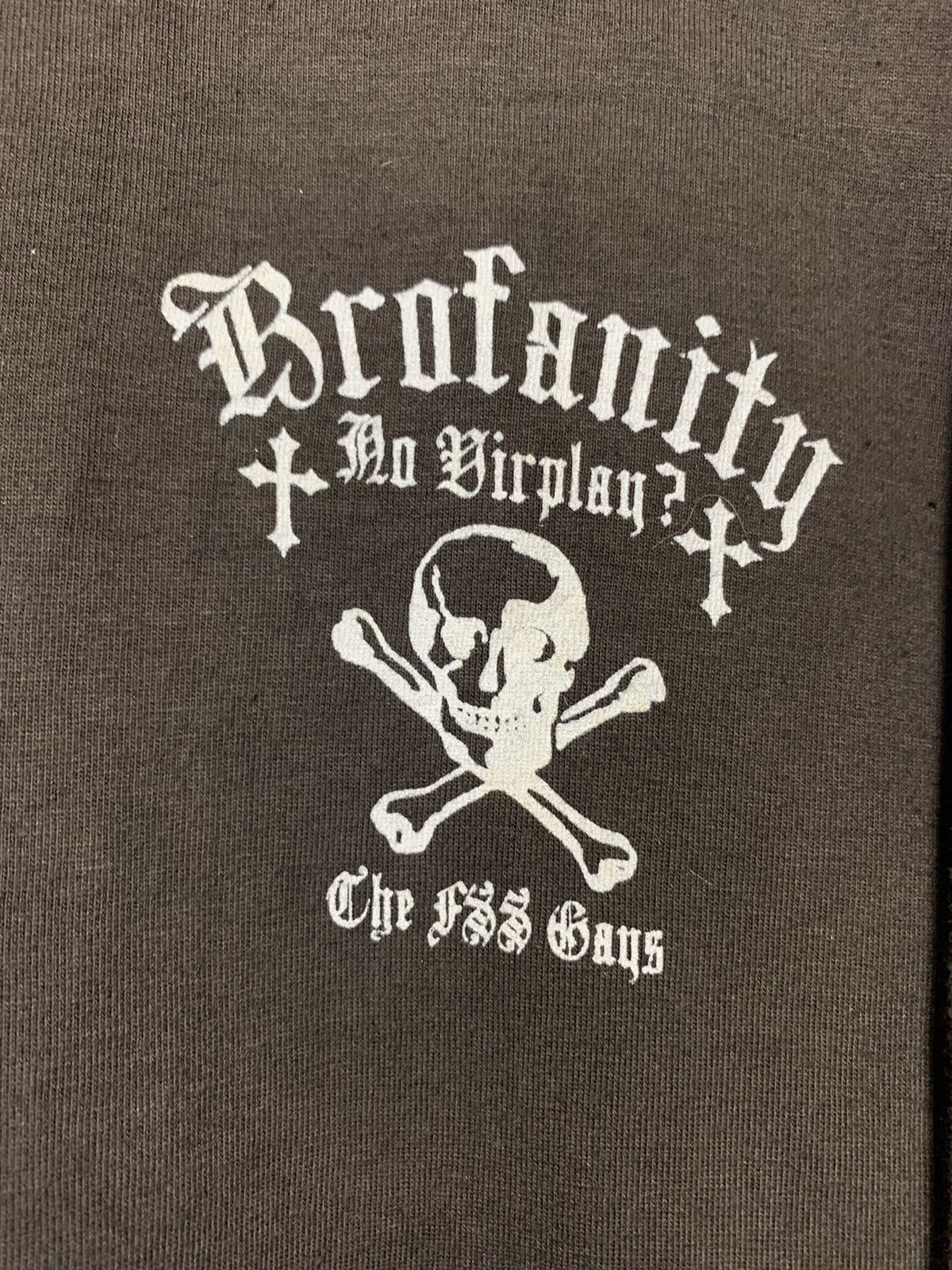 If Six Was Nine × Japanese Brand × Le Grande Bleu (L.G.B.) Y2k dirty words poem cross skull double layer ifsixwasnine Size US M / EU 48-50 / 2 - 4 Thumbnail
