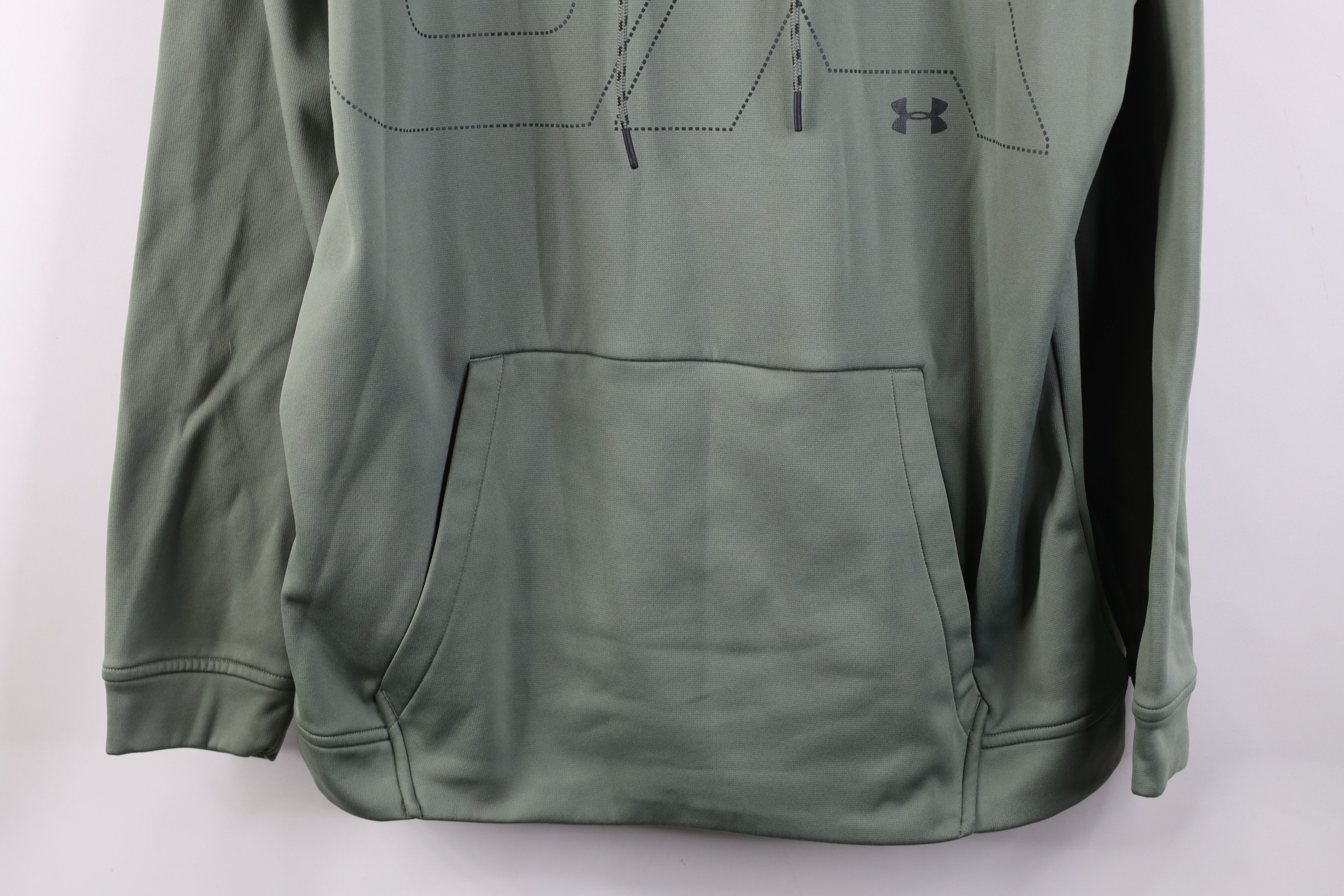 Under Armour Under Armour Fit ColdGear Big Logo Hoodie Sweatshirt Green Size US L / EU 52-54 / 3 - 3 Thumbnail