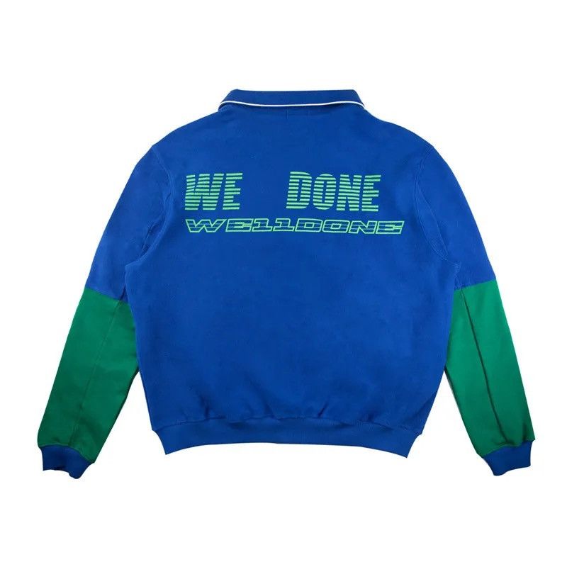 WE11DONE Welldone Gold Button Cotton Sweat Overjacket Size S / US 4 / IT 40 - 1 Thumbnail
