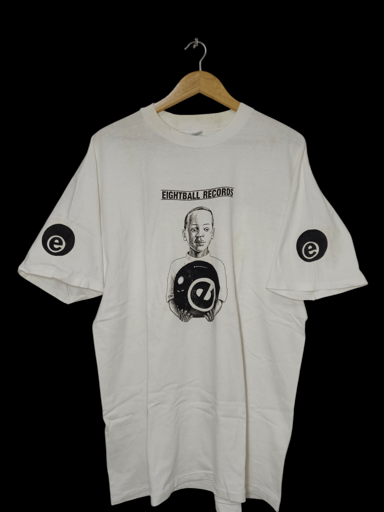 Vintage Vintage 90's Eightball Records logo e RETM Size US XL / EU 56 / 4 - 1 Thumbnail
