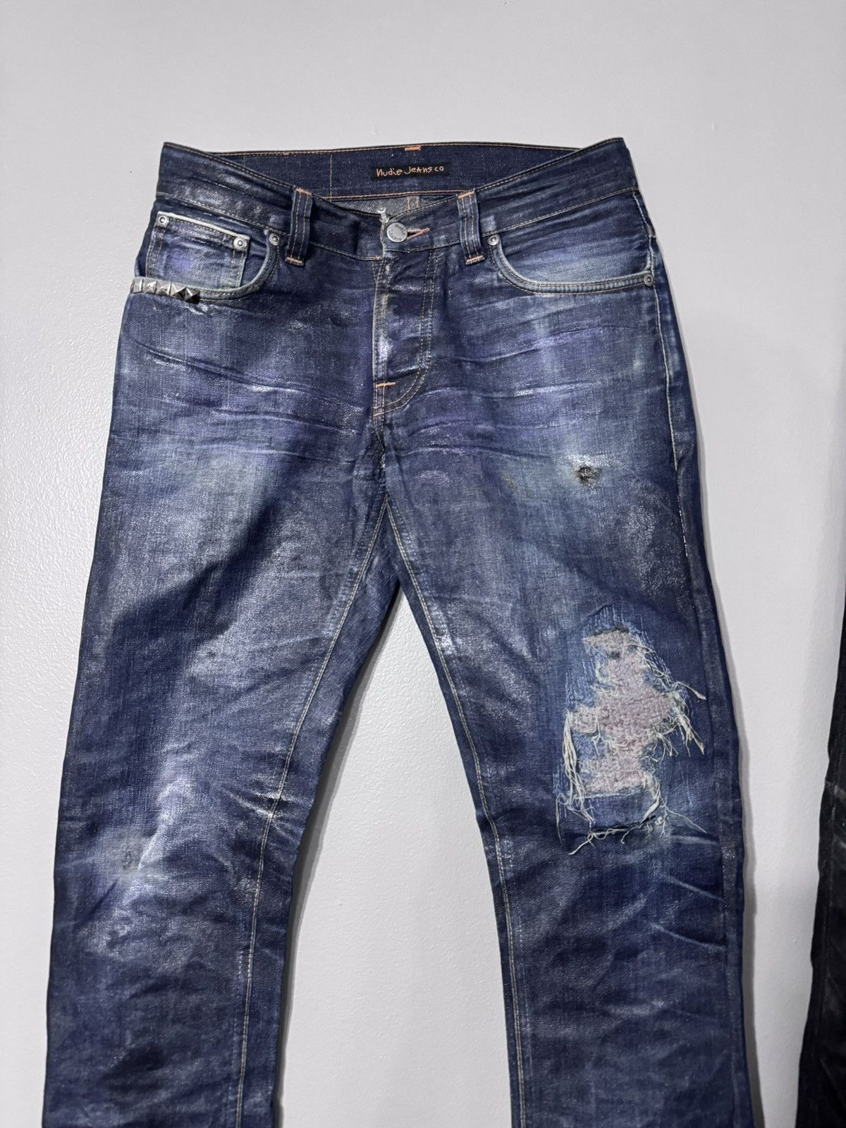 Hysteric Glamour waxed hysteric jeans Size US 29 - 3 Thumbnail