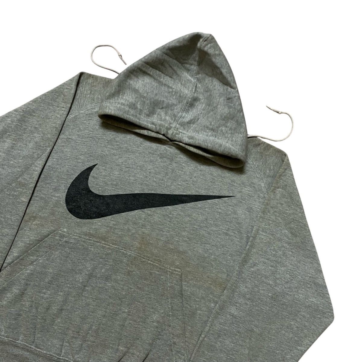 Nike × Vintage Vintage 90's Nike Big Swoosh Hoodies Size US L / EU 52-54 / 3 - 3 Thumbnail