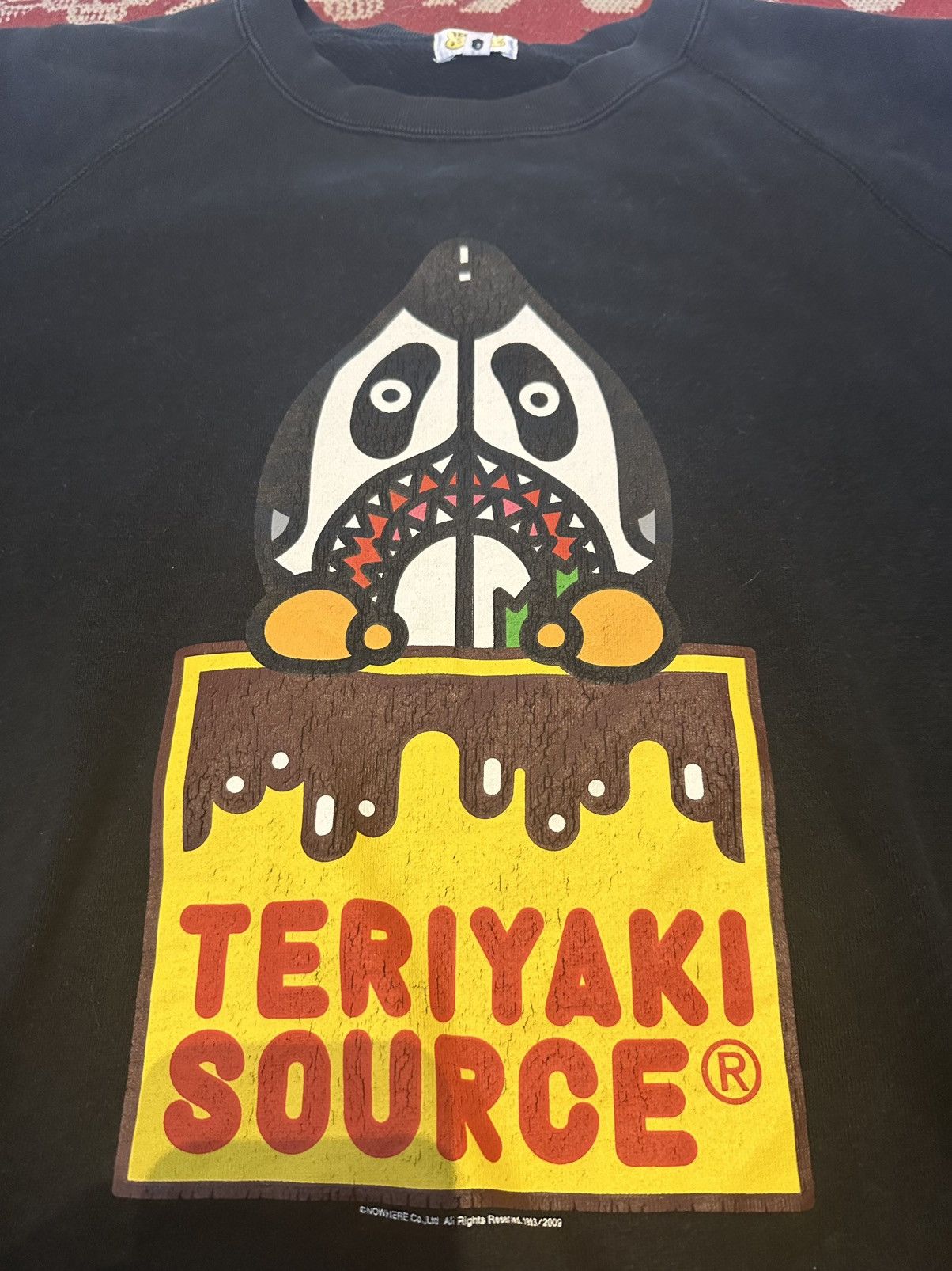 Bape RARE Bape Teriyaki Source crewneck 2009 Size US L / EU 52-54 / 3 - 2 Thumbnail