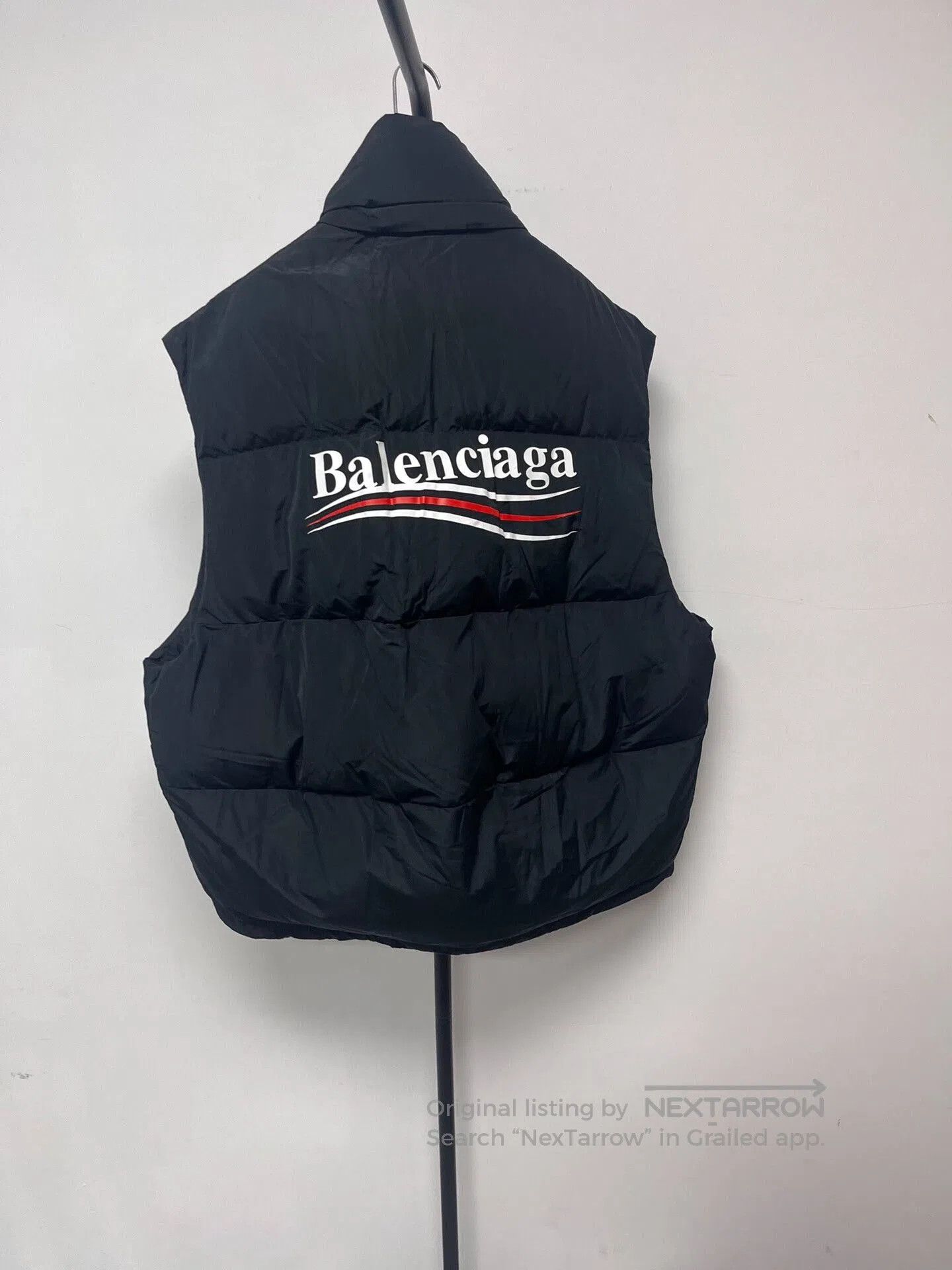 Balenciaga balenciaga logo print stand collar vest. Size US L / EU 52-54 / 3 - 2 Thumbnail