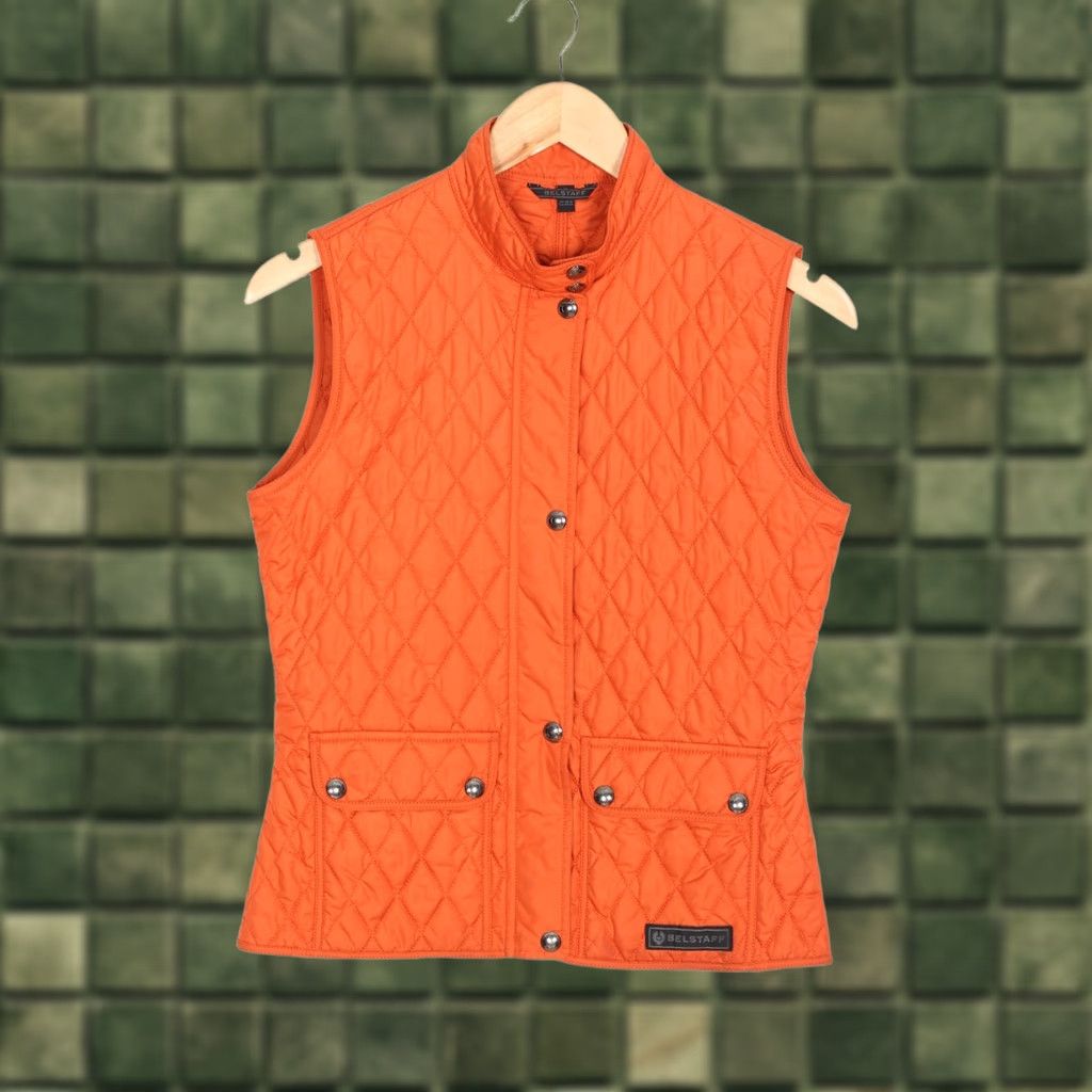 Belstaff VINTAGE BELSTAFF Quilted Gilet Vest Jacket Bodywarmer Women Size S MJ6430 Size S / US 4 / IT 40 - 1 Thumbnail
