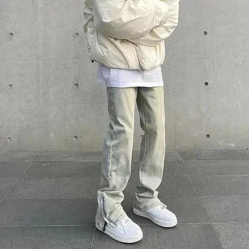 Japanese Brand Skinny Jeans Y2k Fashion Casual Vintage Fit Distressed Size US 32 / EU 48 - 2 Thumbnail
