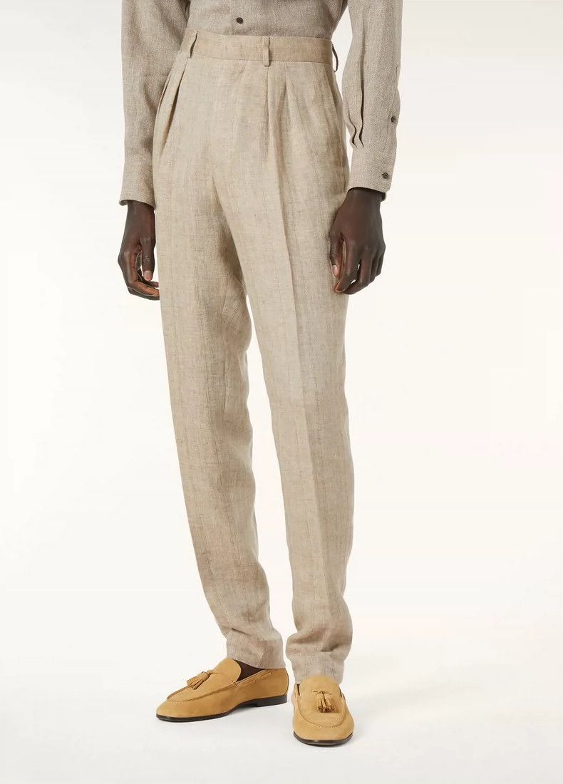Loro Piana LORO PIANA Flax trousers Size US 30 / EU 46 - 2 Thumbnail