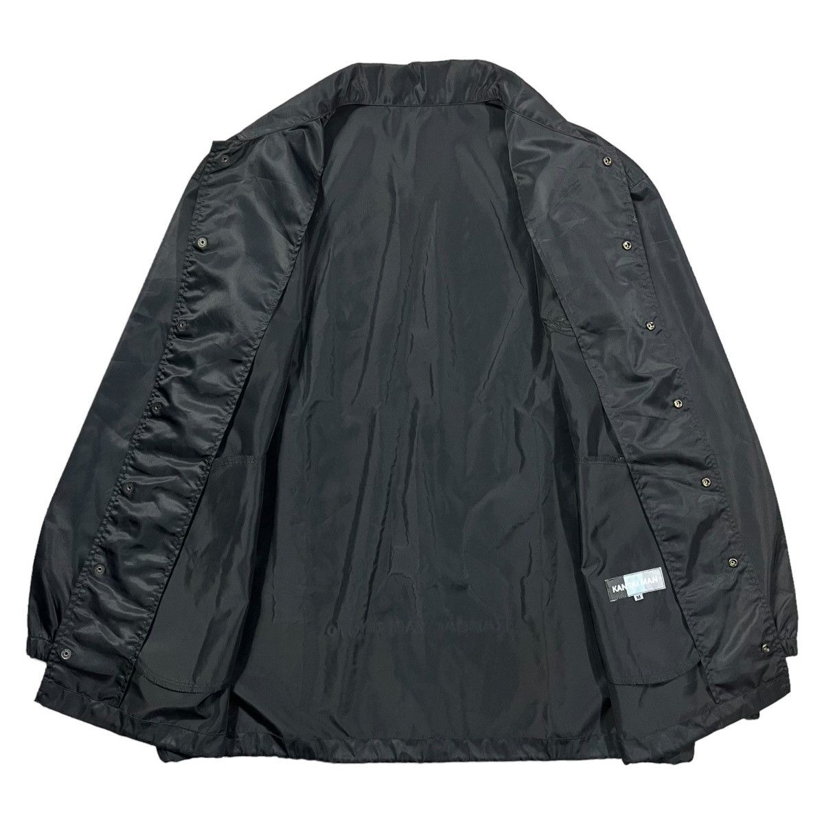 Kansai Yamamoto Vintage Kansai Man Black on Black Big Logo Jacket Size US M / EU 48-50 / 2 - 5 Thumbnail