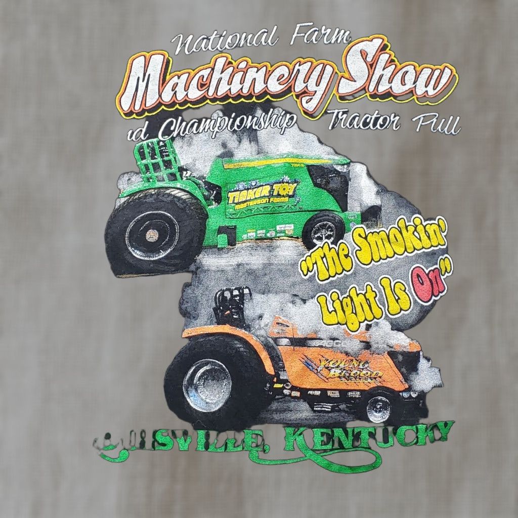 Vintage National Farm Machinery Show Louisville KY Graphics Tractors T-Shirt S Small Size US S / EU 44-46 / 1 - 1 Thumbnail