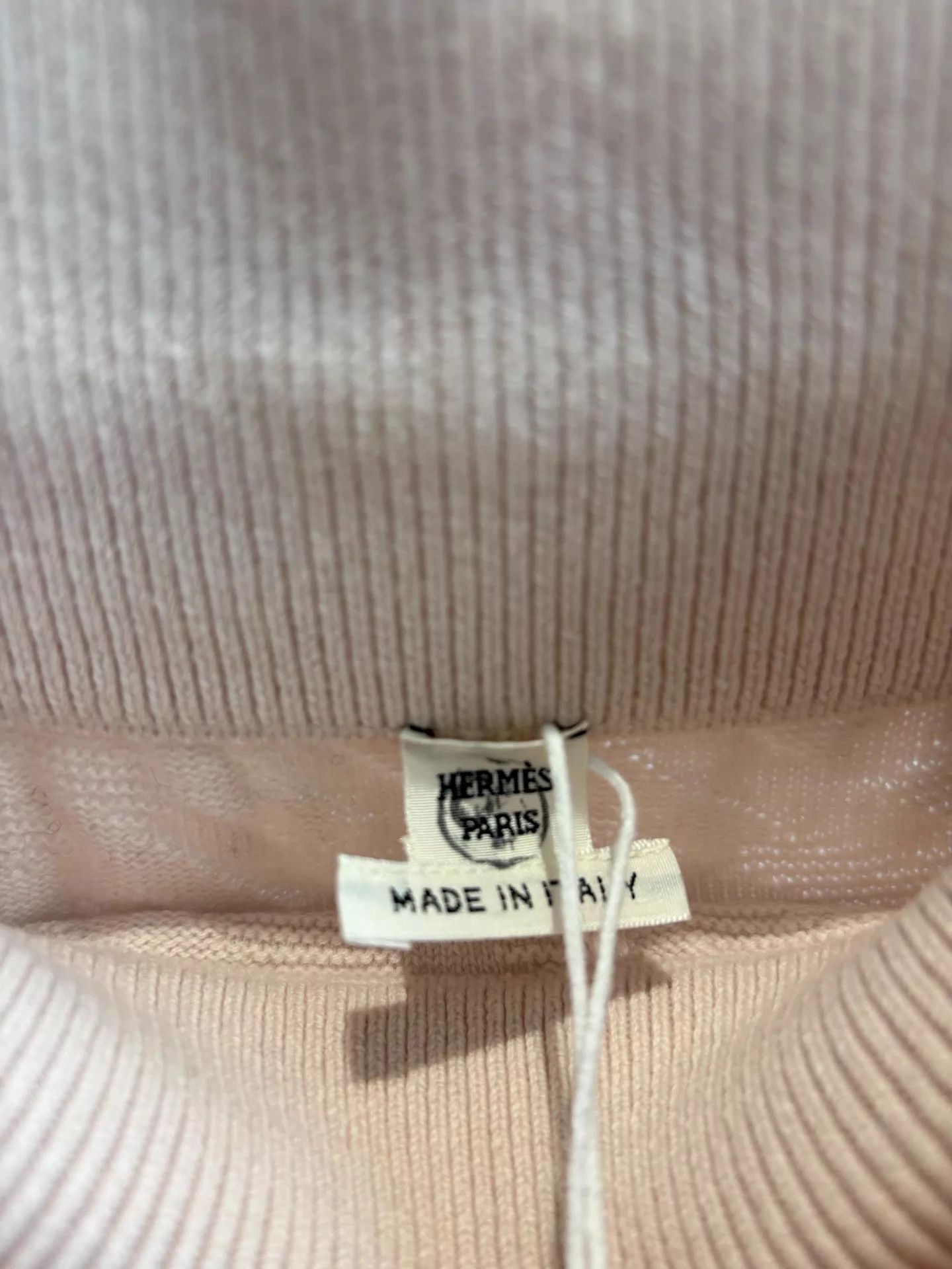Hermes Hermes Nude Pink Embossed H Wool Knit Sweatpants 36 Size 26" / US 2 / IT 38 - 5 Thumbnail