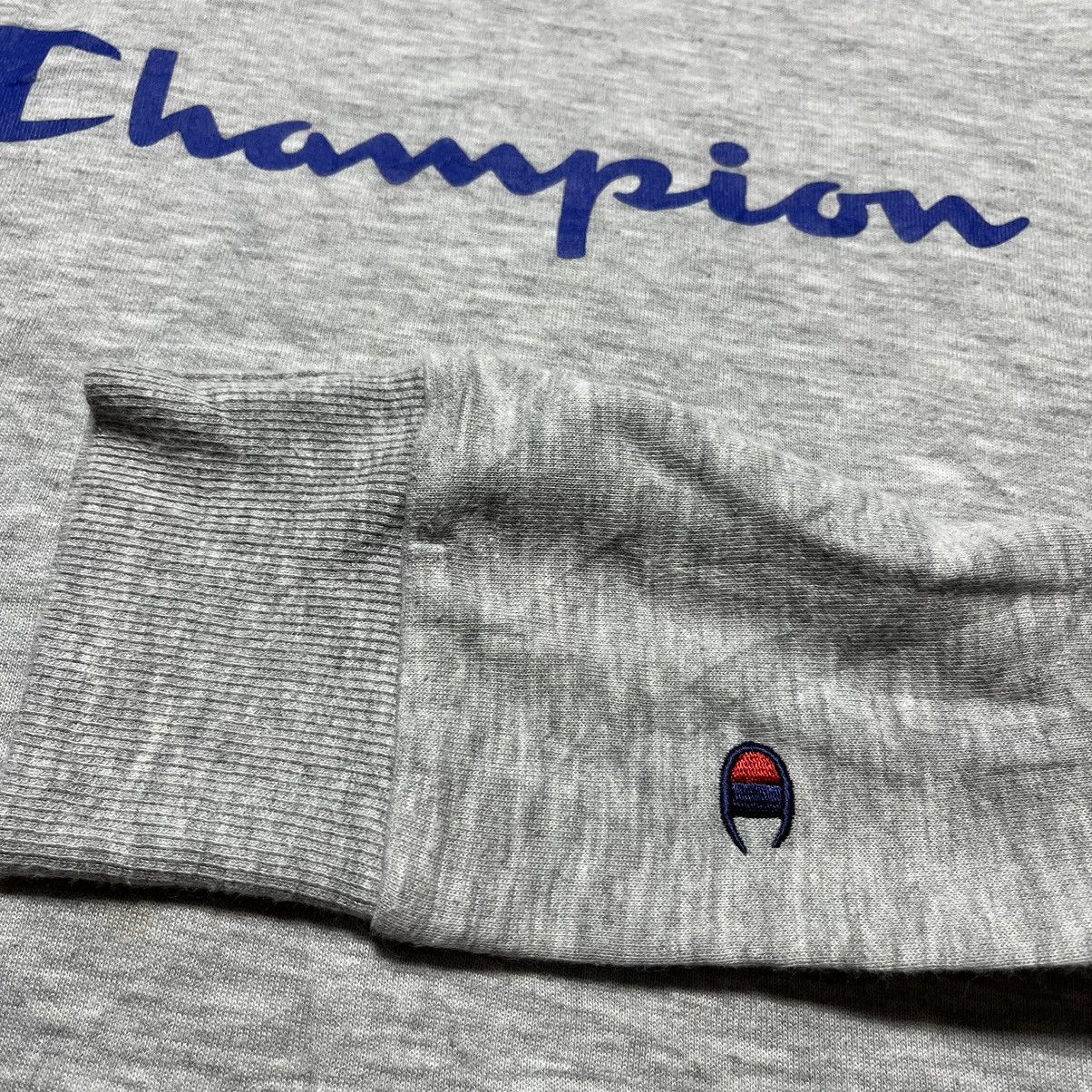 Champion × Vintage Vintage Champion Spell Out Logo Long Sleeve Size US L / EU 52-54 / 3 - 4 Thumbnail