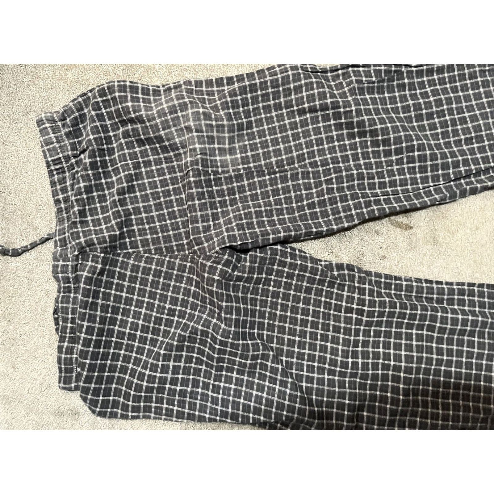 Old Navy Old Navy Mens Joggers Size L Gray Plaid Drawstring Sweatpants Casual Loungewear Size US 33 - 4 Thumbnail
