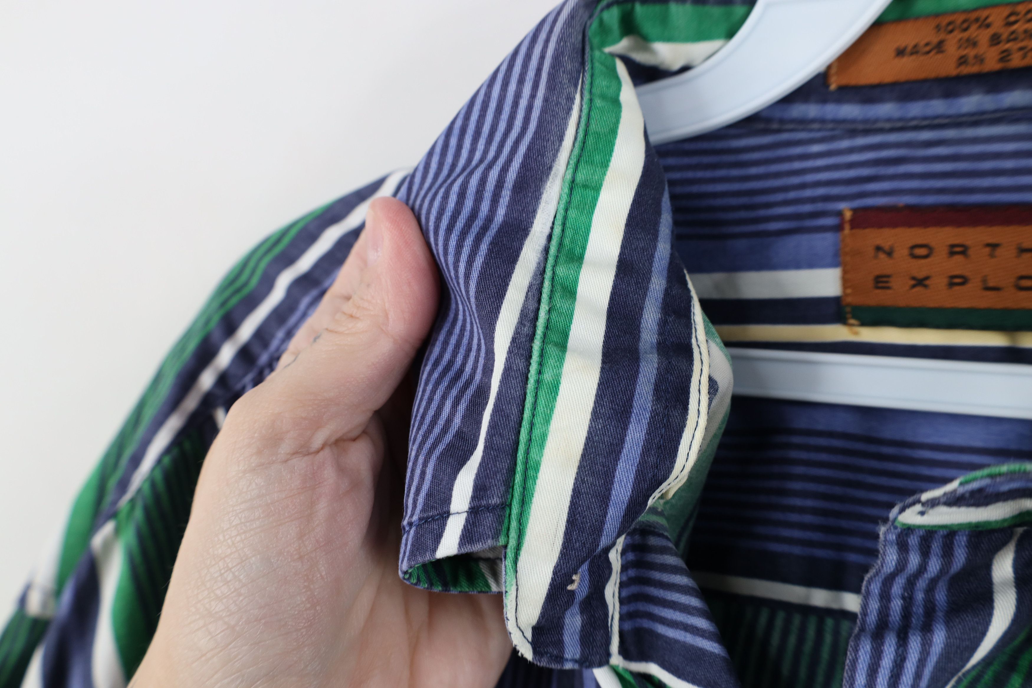 Vintage Vintage 90s Streetwear Short Sleeve Button Down Shirt Size US L / EU 52-54 / 3 - 9 Thumbnail
