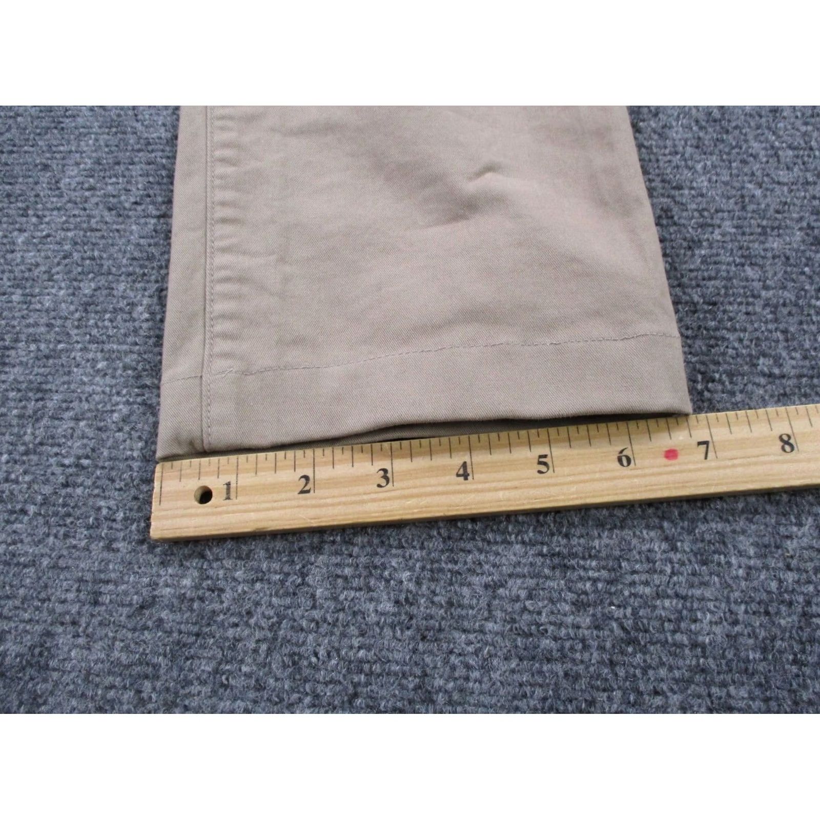 Flint And Tinder Flint and Tinder Pants Mens 30 X 30 Beige Straight Tapered Fit Business Khaki Pants Size US 30 / EU 46 - 5 Thumbnail