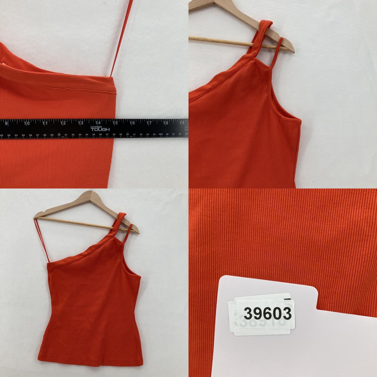 Vintage Maeve Top Womens Medium Orange One Shoulder Tank Camisole Size M / US 6-8 / IT 42-44 - 8 Thumbnail