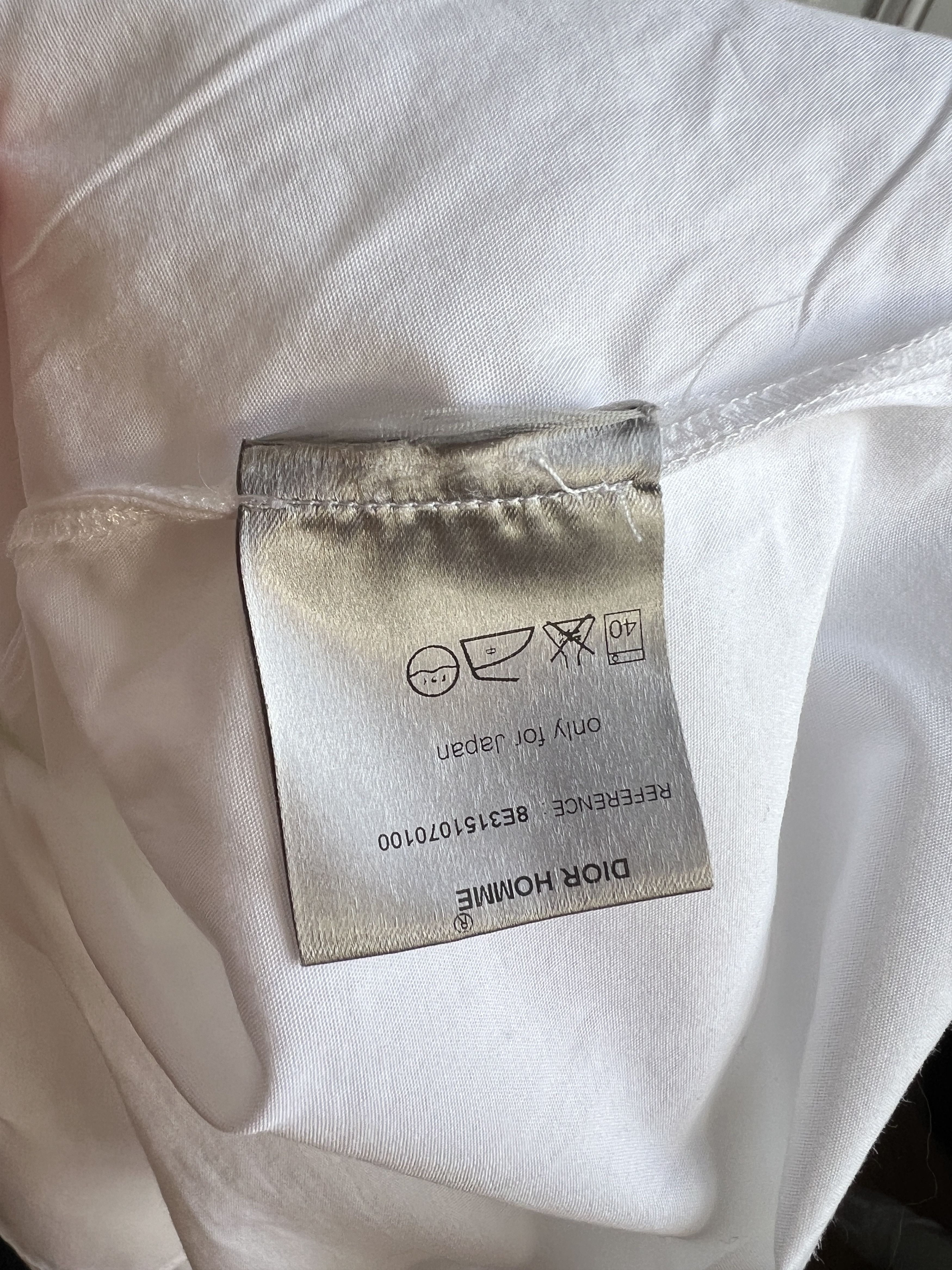 Dior × Hedi Slimane DIOR SHIRT WHITE Size US S / EU 44-46 / 1 - 13 Thumbnail