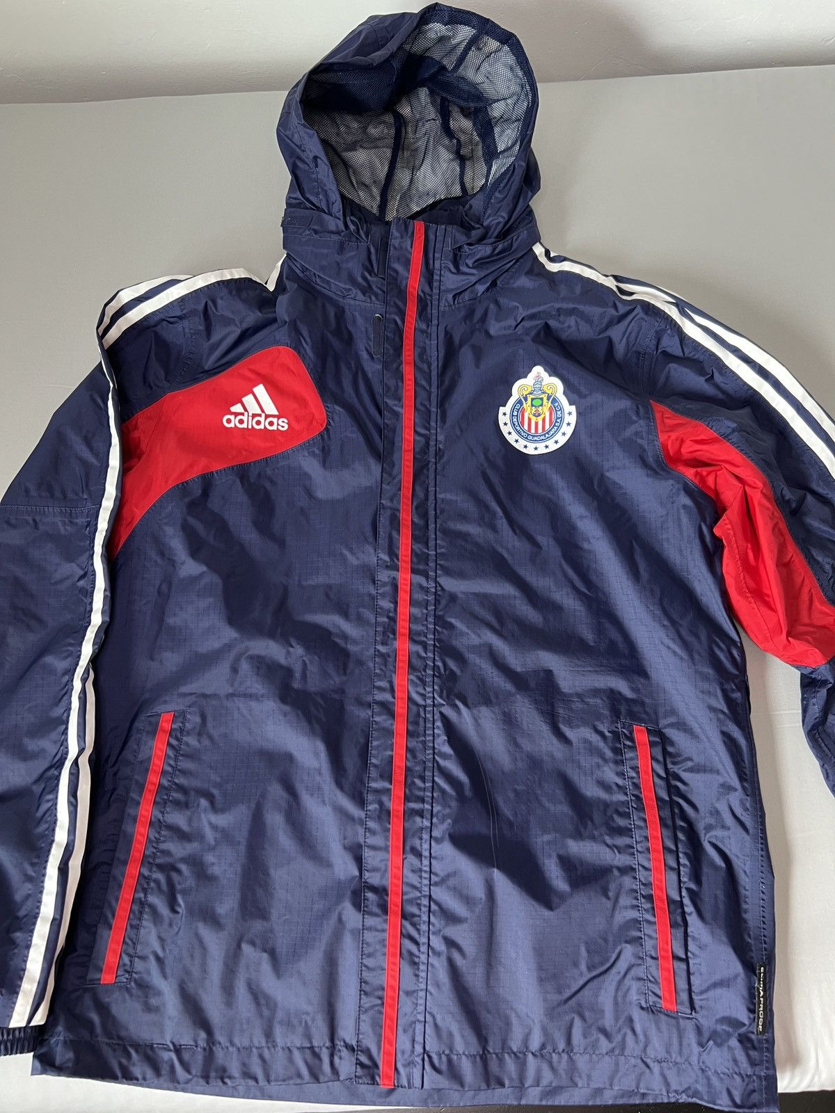 Adidas Adidas Chivas Guadalajara Windbreaker Jacket - Rare Blue Red Size US M / EU 48-50 / 2 - 1 Thumbnail