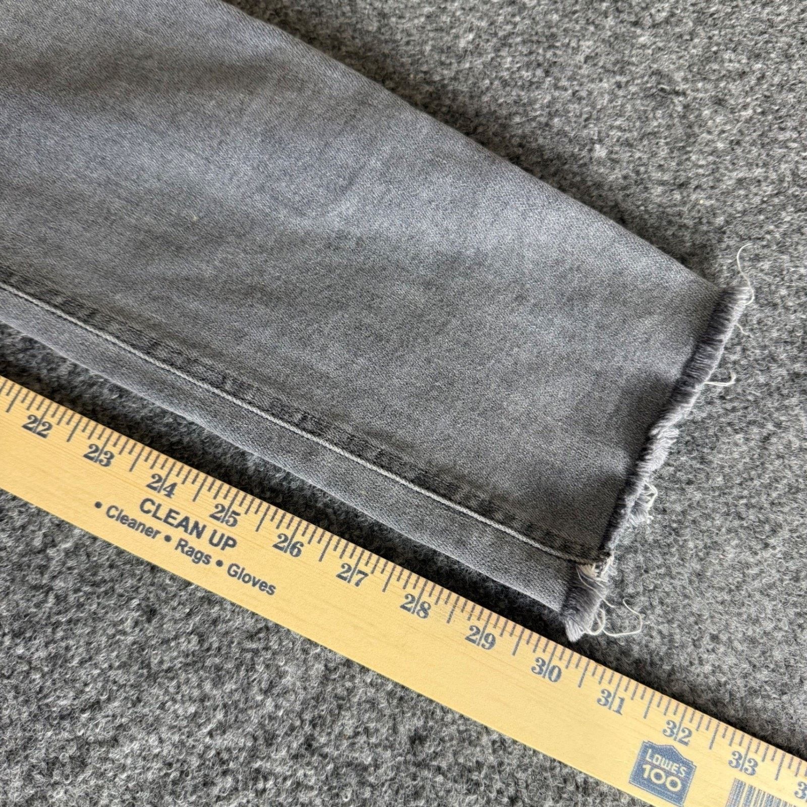 Rag & Bone Rag Bone Jane Skinny Jeans Womens 30 (32x30) Gray Casual Size 32" / US 10 / IT 46 - 7 Thumbnail