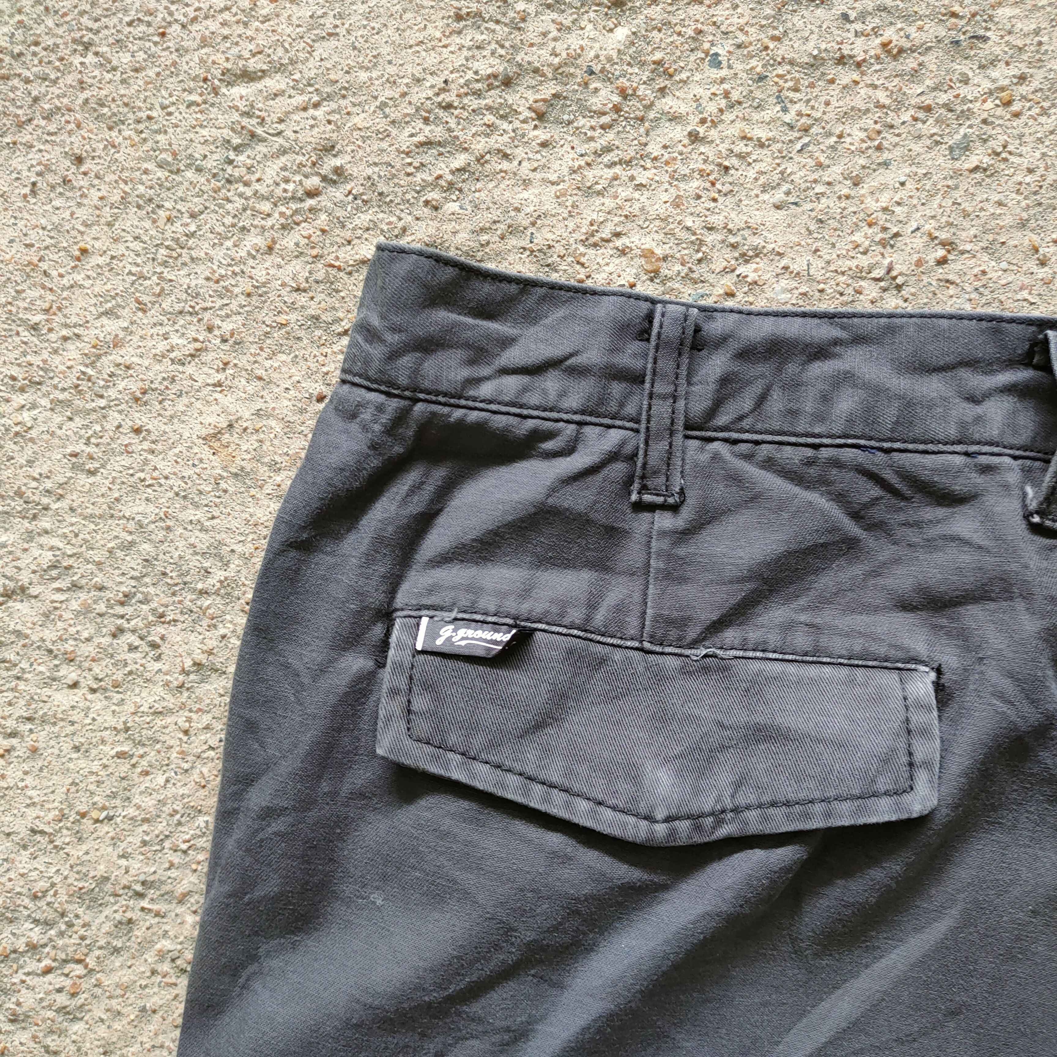 Japanese Brand × Vintage G GROUND DARK GREY CARGO PANTS Size US 34 / EU 50 - 10 Thumbnail