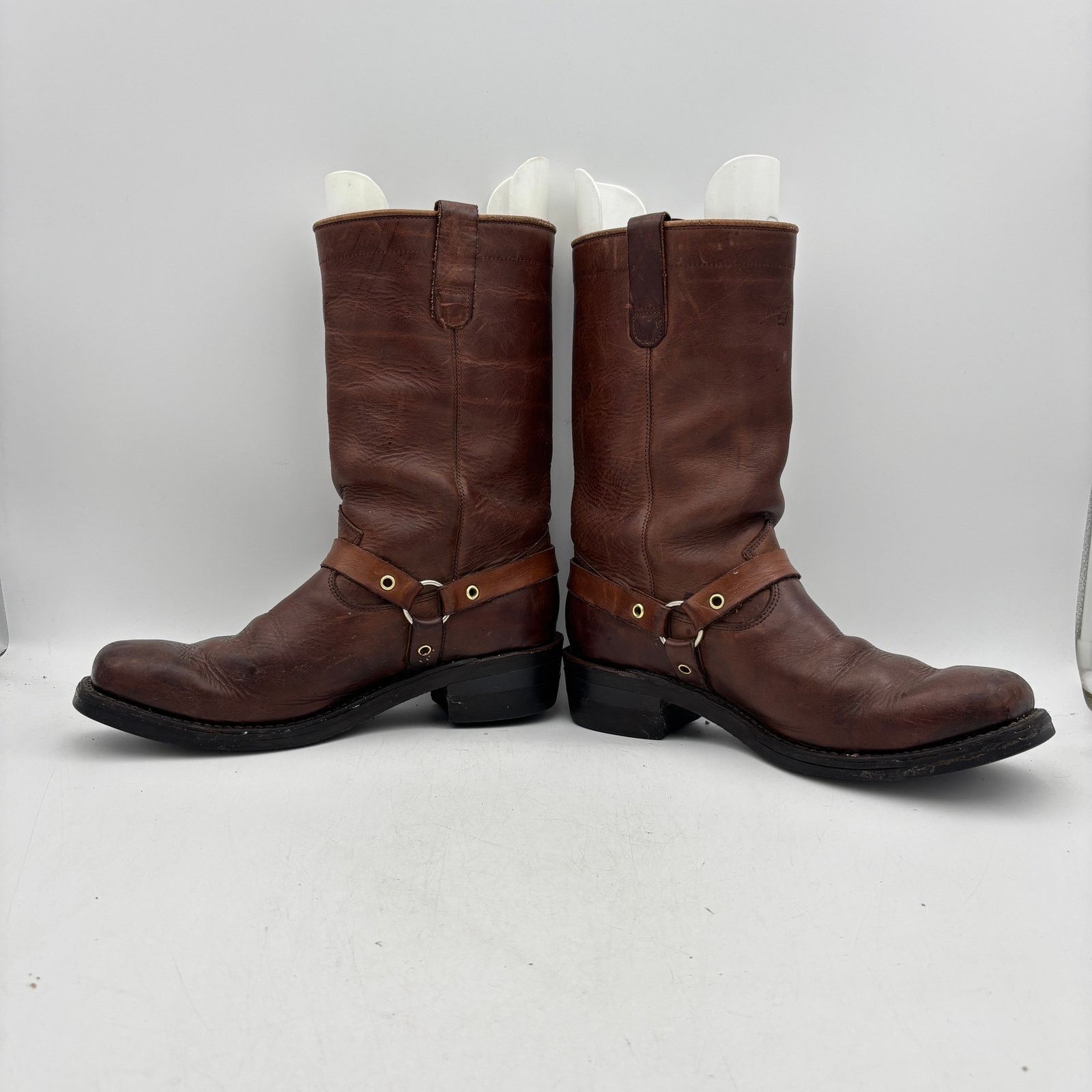 Dayton Boots VTG Dayton Brown Leather Harness Motorcycle Boots Men's 11E Size US 11 / EU 44 - 6 Thumbnail