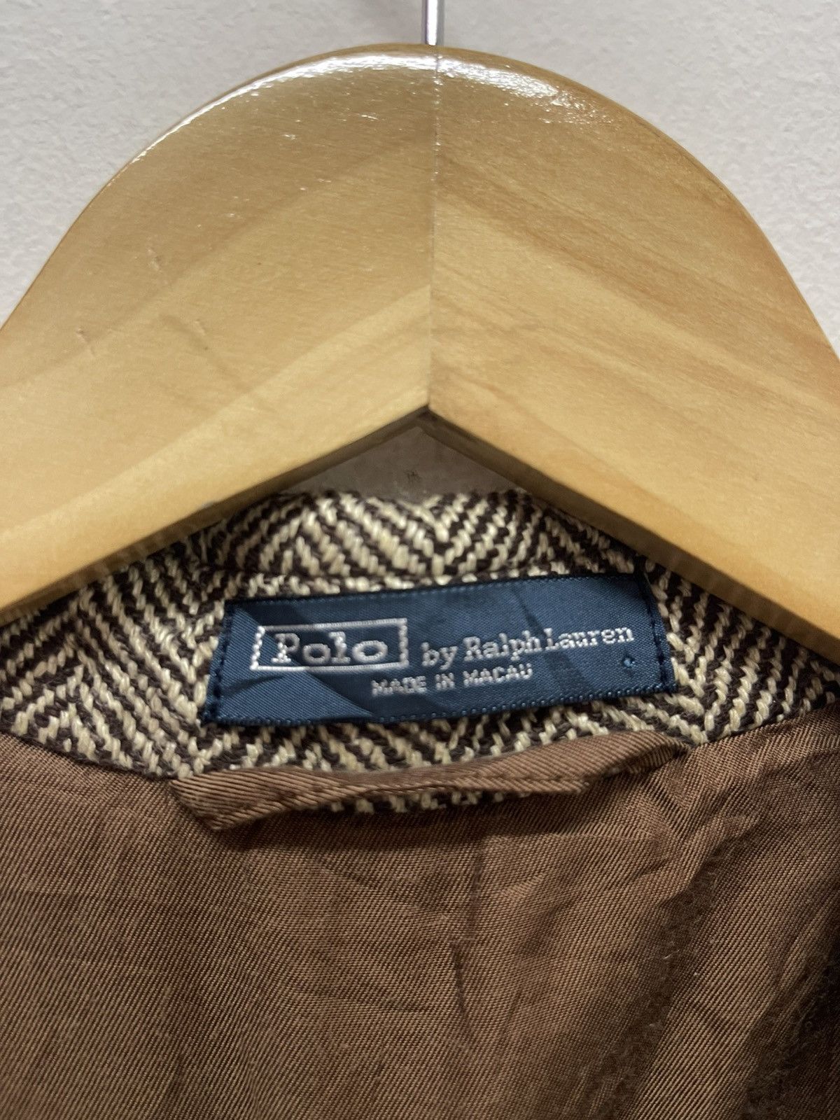 Polo Ralph Lauren Vintage POLO RALPH LAUREN HOUNDSTOOTH Coats Size 38R - 4 Thumbnail