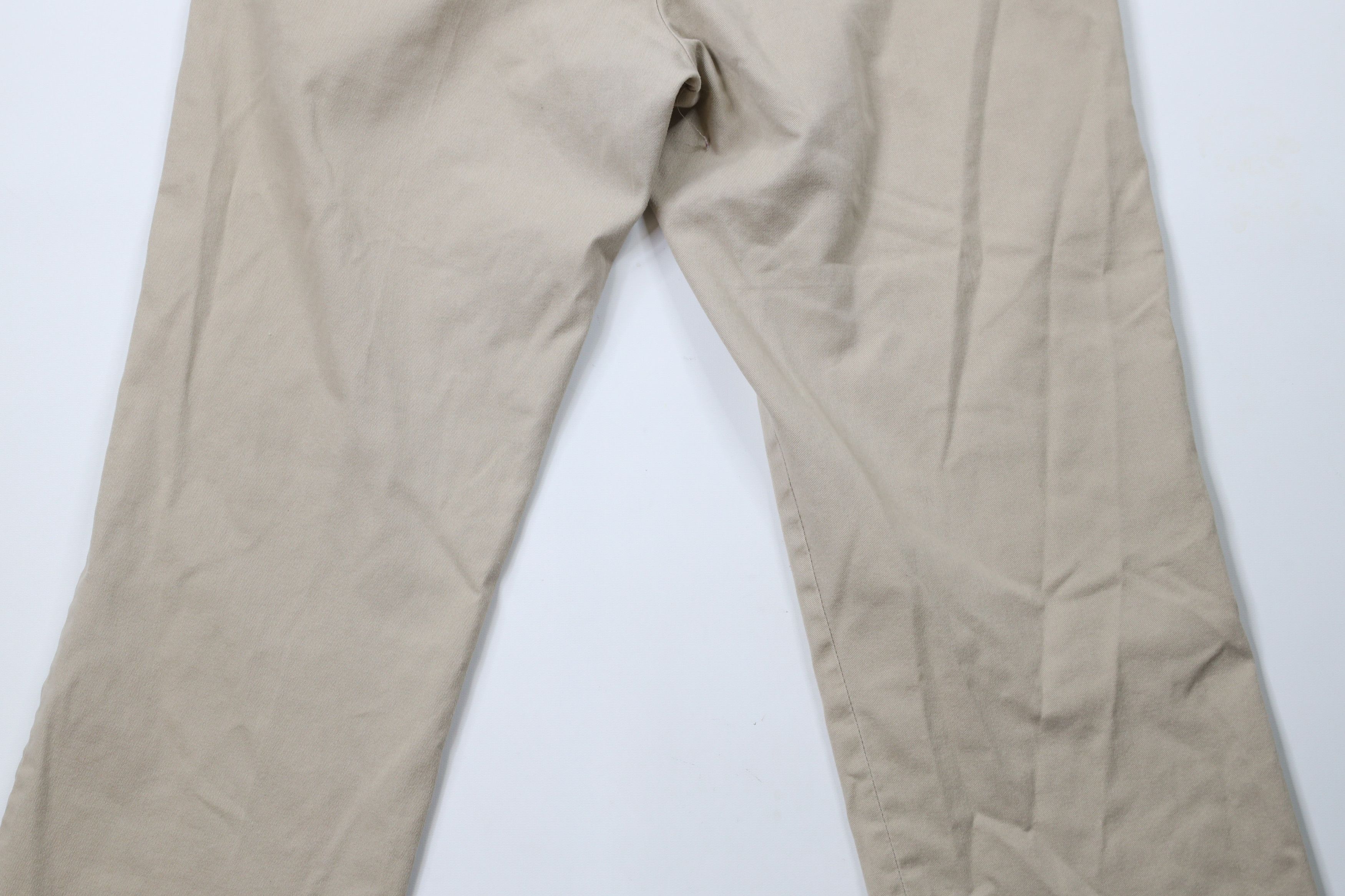 Vintage Vintage 70s Streetwear Wide Leg Chino Pants Beige Cotton Size US 34 / EU 50 - 11 Thumbnail