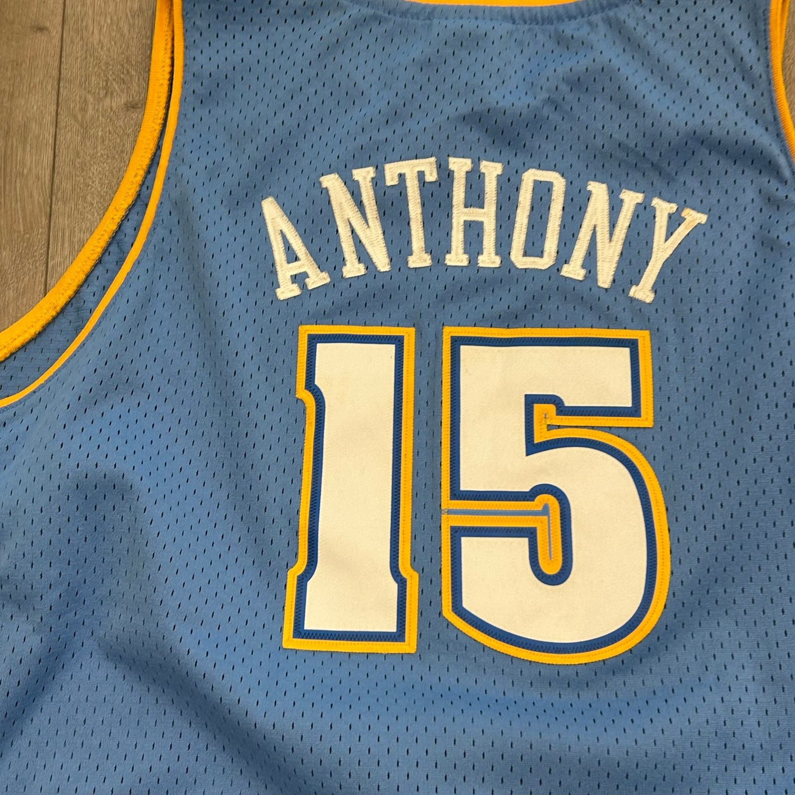 Reebok × Vintage vintage Reebok Carmelo Anthony Denver Nuggets Jersey Size US XL / EU 56 / 4 - 8 Thumbnail