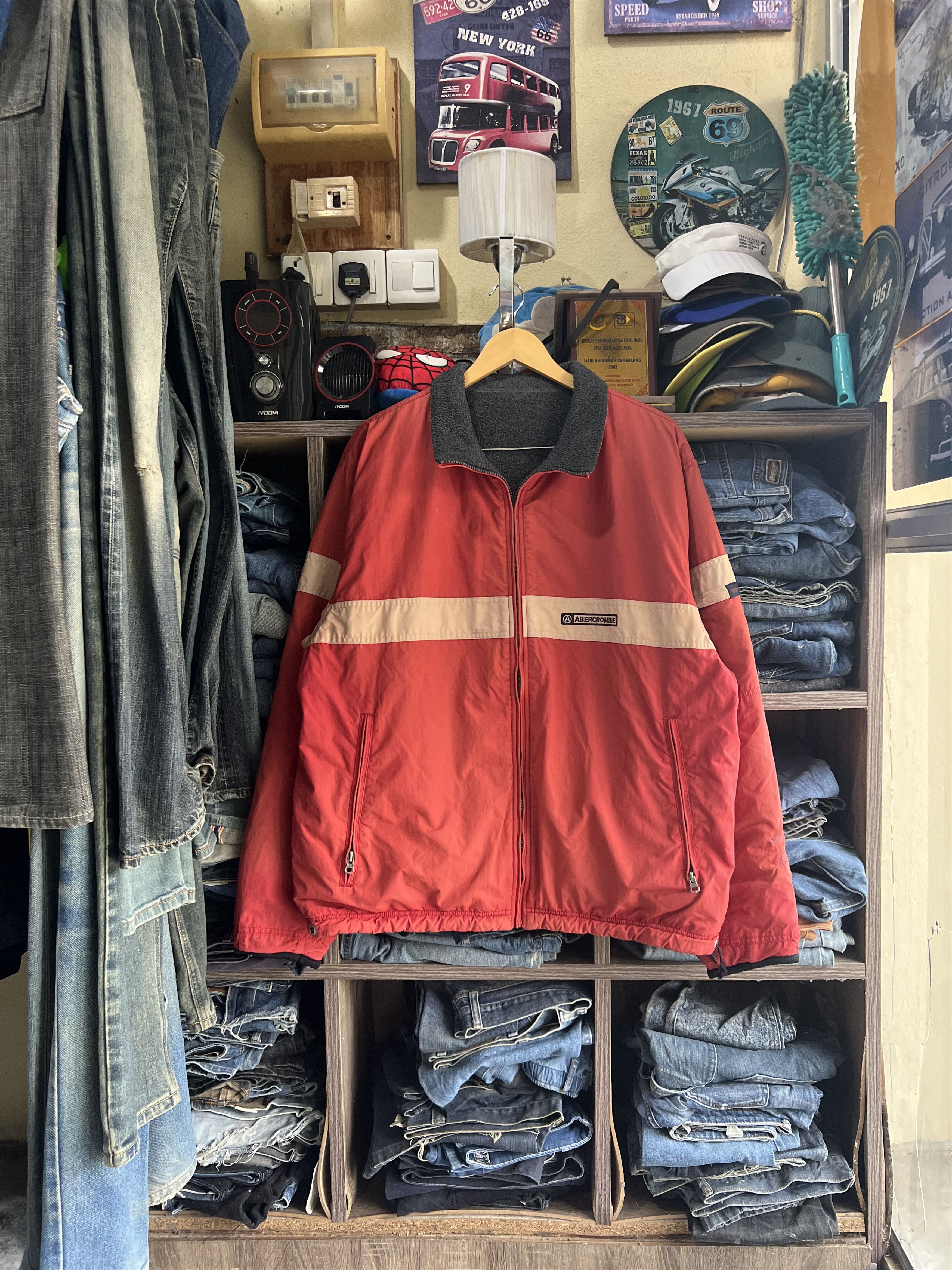 Abercrombie & Fitch 🔥Rare Abercrombie & Fitch Reversible Jacket Size US XL / EU 56 / 4 - 23 Thumbnail