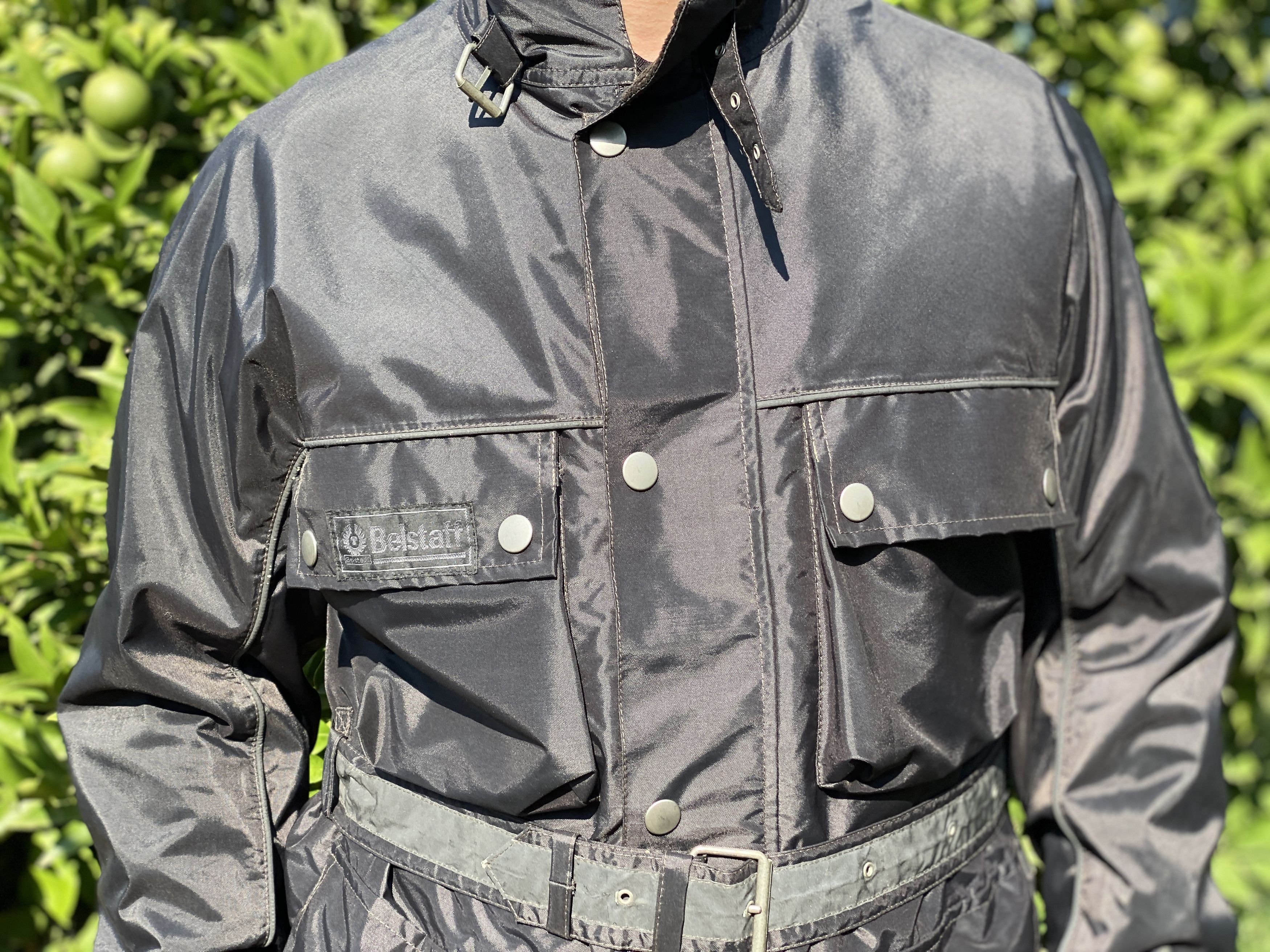 Belstaff Belstaff Metallic Motorcycle Biker Size M Double Jacke Size US M / EU 48-50 / 2 - 12 Thumbnail