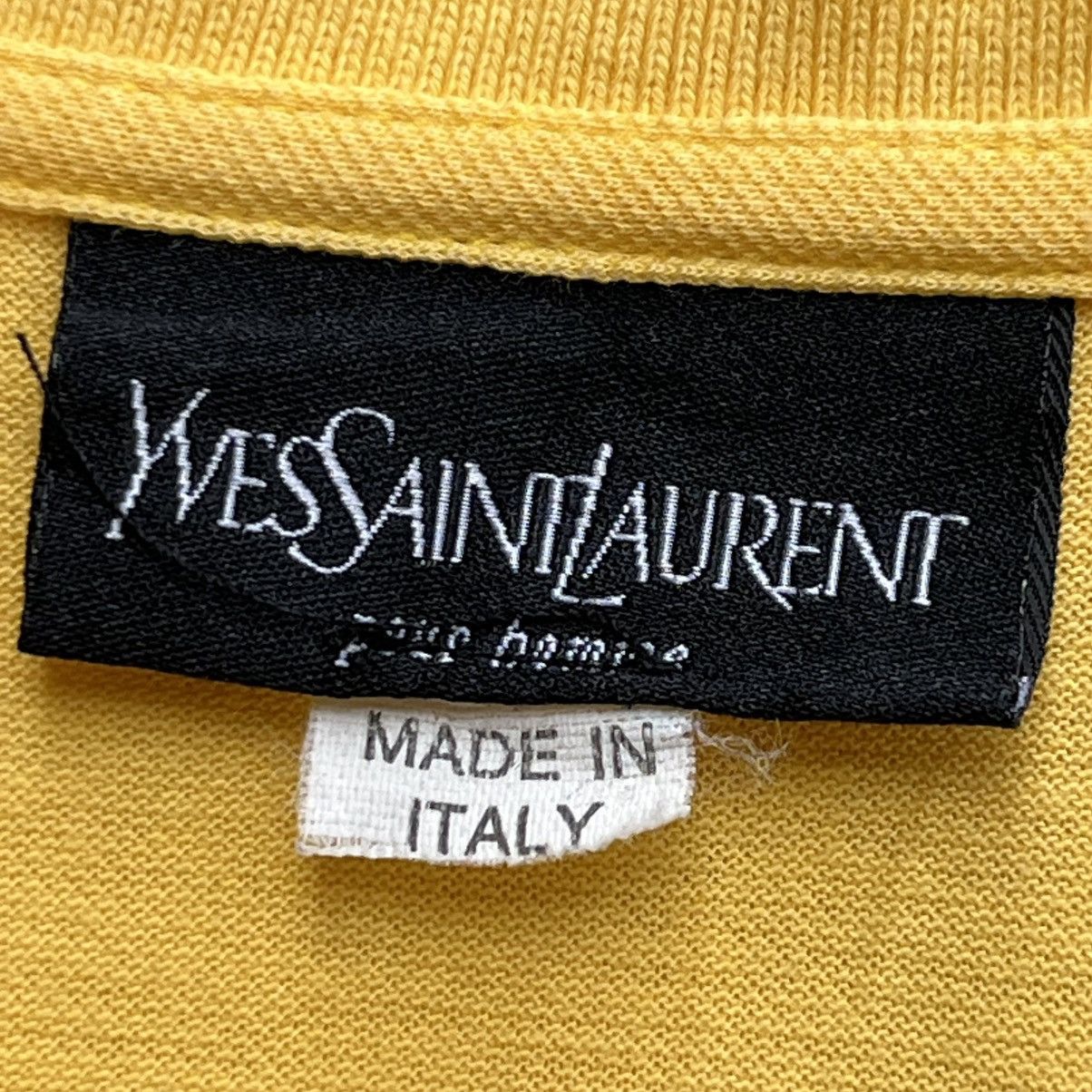 Yves Saint Laurent YVES SAINT LAUREN POUR HOMME LUXURY POLO SHIRT SHORT SLEEVE Size US XL / EU 56 / 4 - 4 Thumbnail