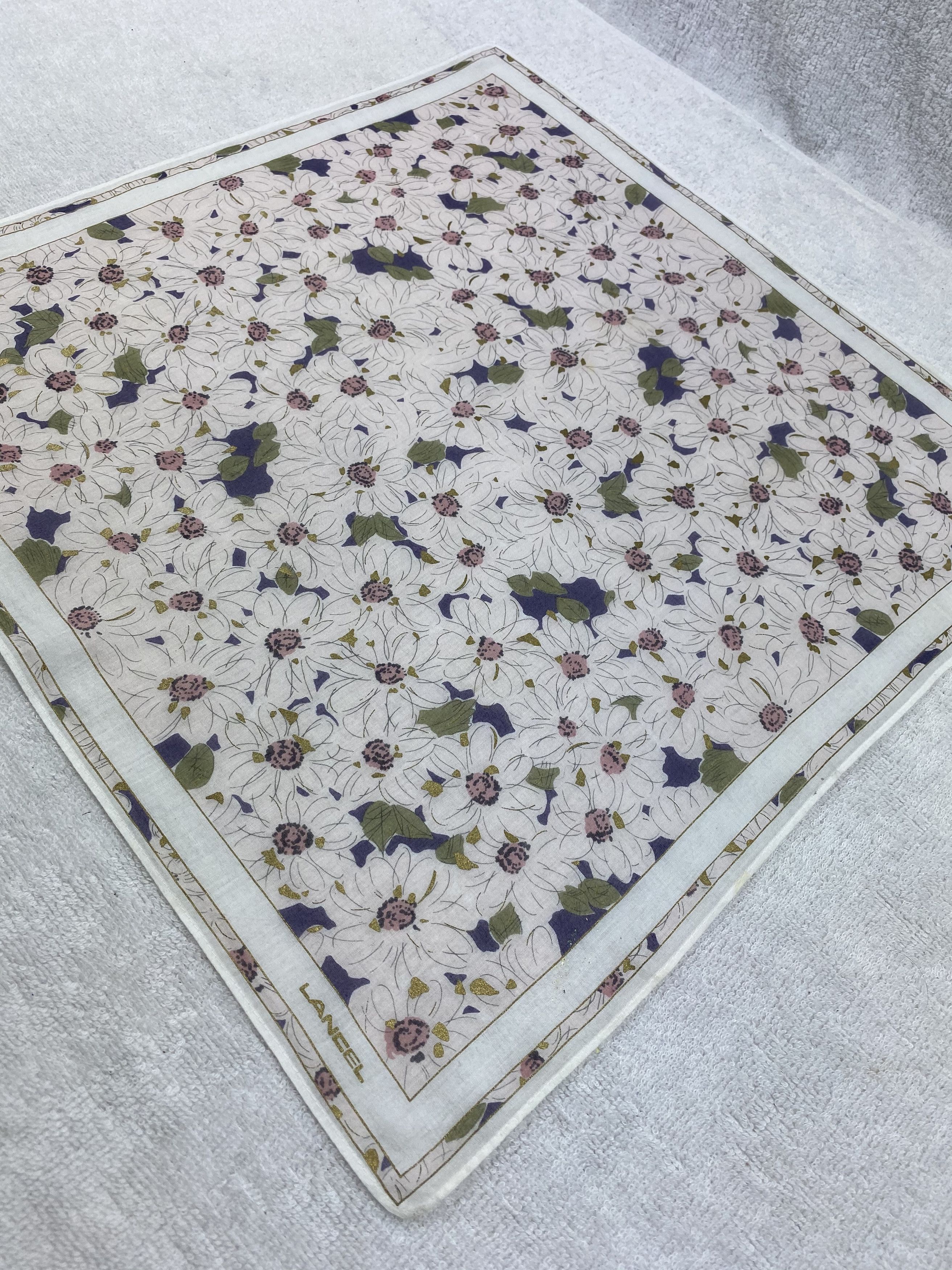 Lancel × Vintage Lancel Handkerchief / Bandana / Neckerchief Size ONE SIZE - 4 Thumbnail