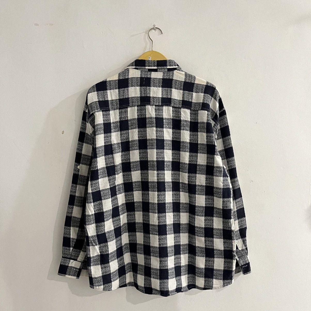 Japanese Brand Bee - Check Longslevee Shirt Size US L / EU 52-54 / 3 - 8 Thumbnail
