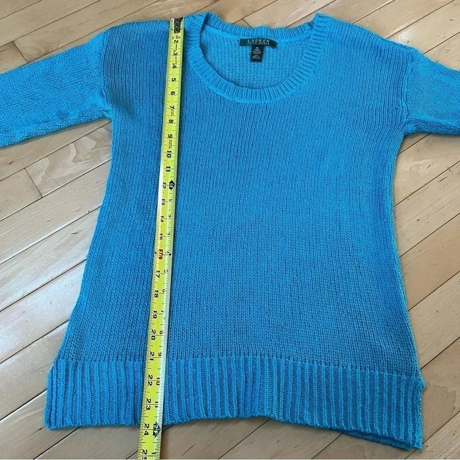 Lauren Ralph Lauren Ralph Lauren Sweater Women M Loose Knit 3/4 Sleeve Pullover Size M / US 6-8 / IT 42-44 - 7 Thumbnail