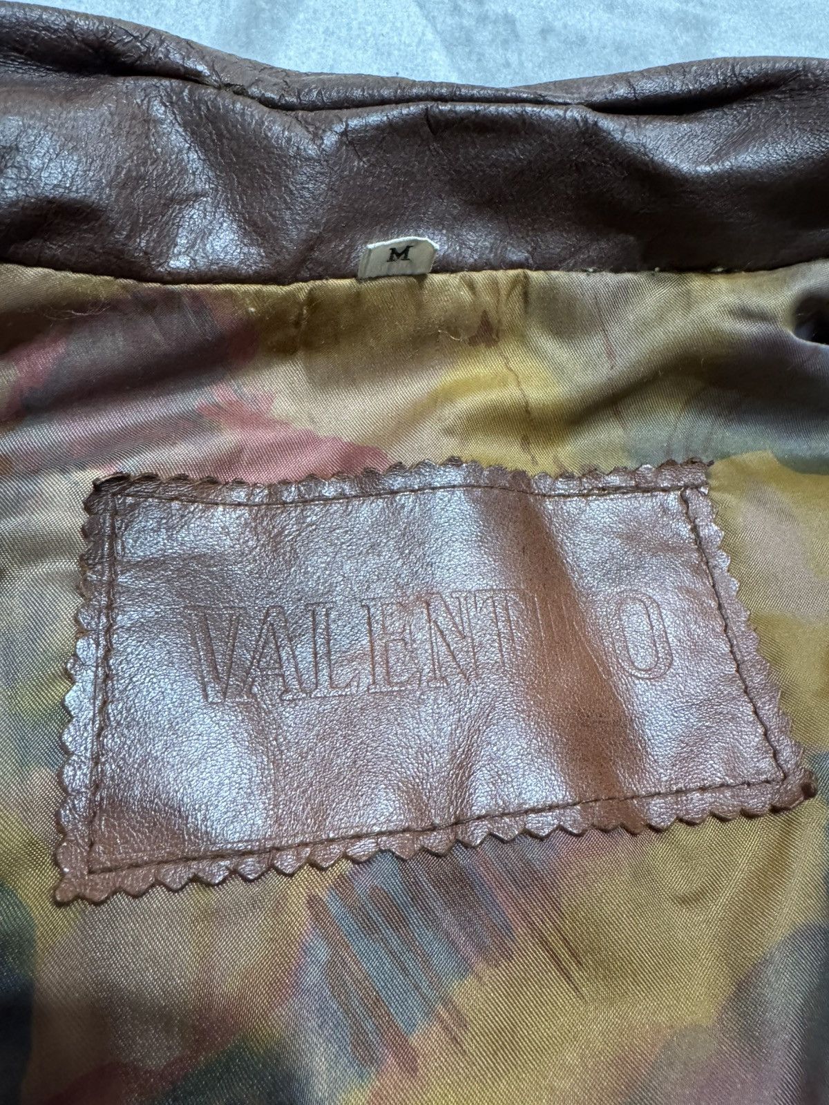 Valentino Valentino Archive Vintage Leather Jacket Made in Korea M Size US M / EU 48-50 / 2 - 10 Thumbnail