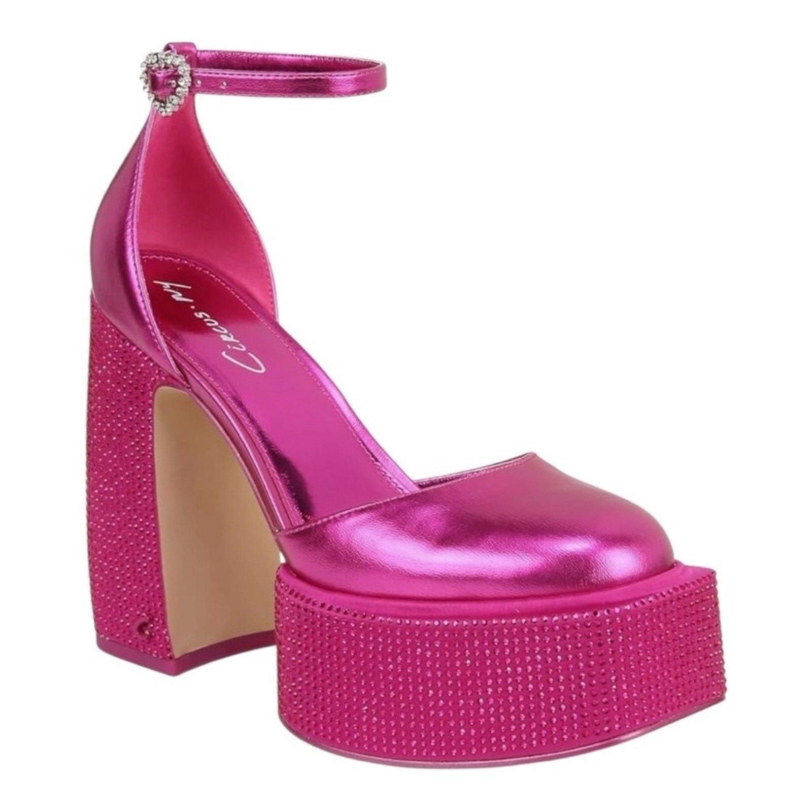 Sam Edelman Circus Ny Sam Edelman Hot Pink Rhinestone Platforms Size 6.5 Size US 6.5 / IT 36.5 - 1 Thumbnail