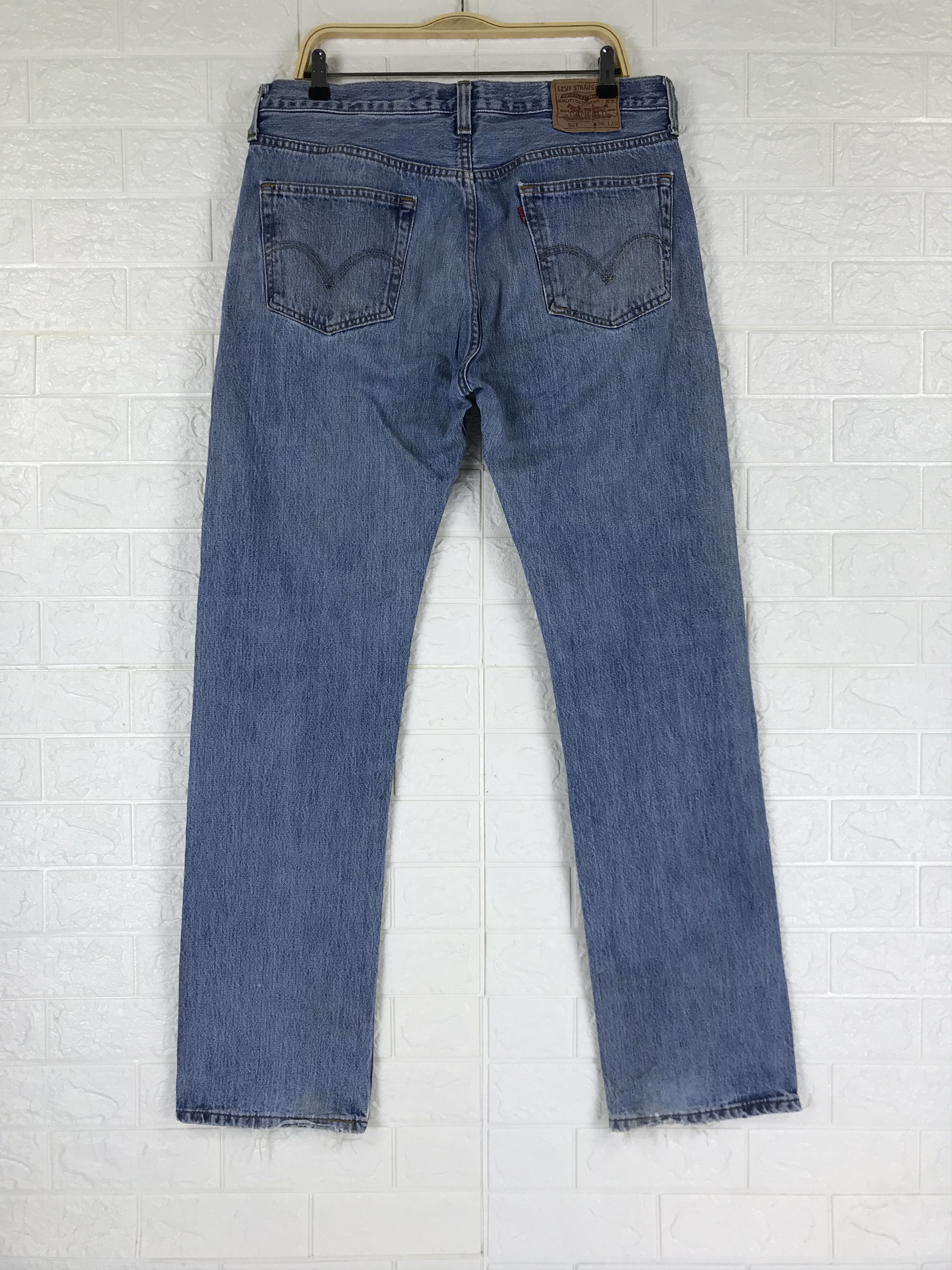 Levi's Vintage Levi's 501 Washed Jeans Size US 36 / EU 52 - 5 Thumbnail