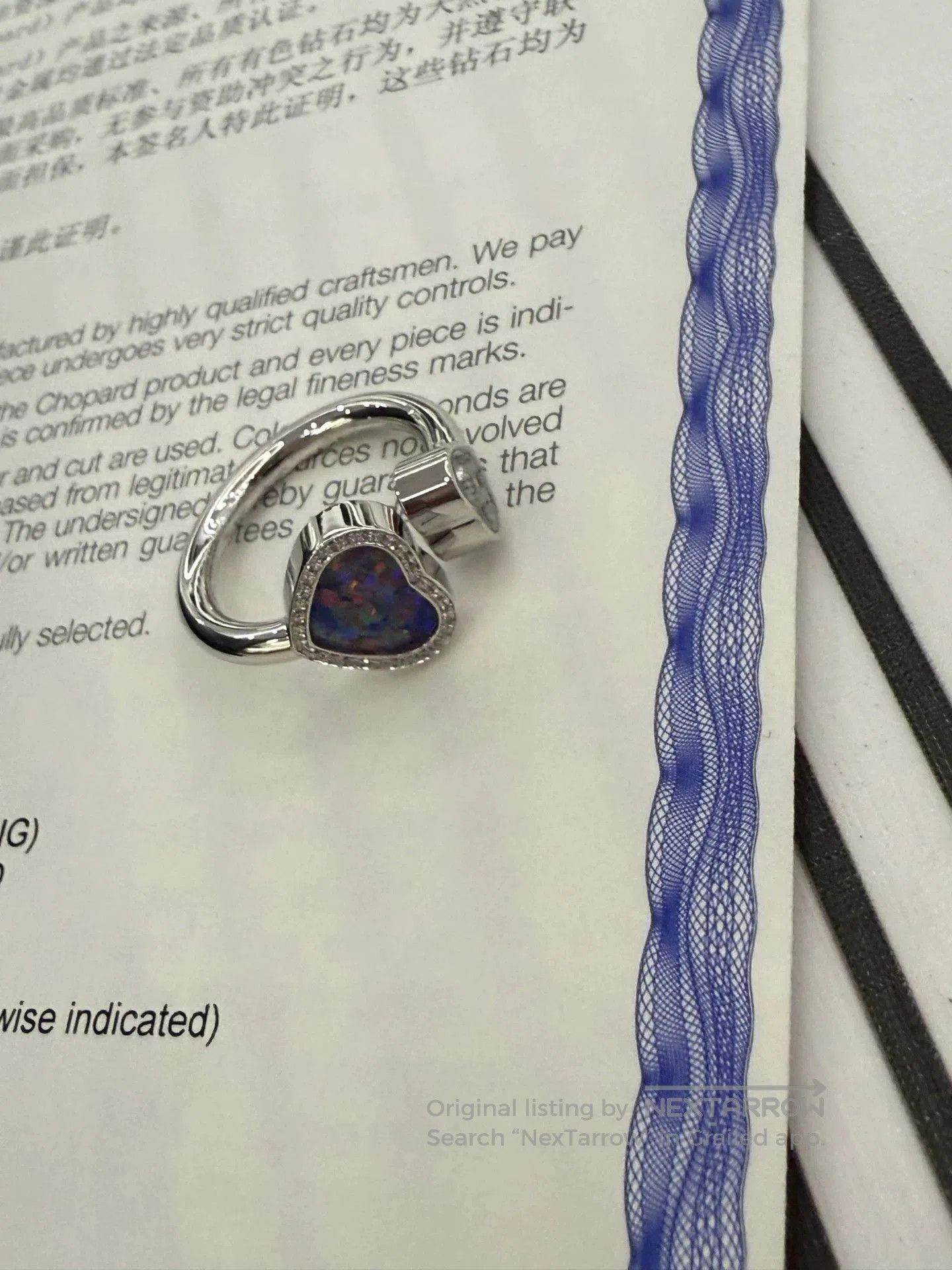 Chopard Chopard Happy Hearts Heart Ring. Size ONE SIZE - 4 Thumbnail