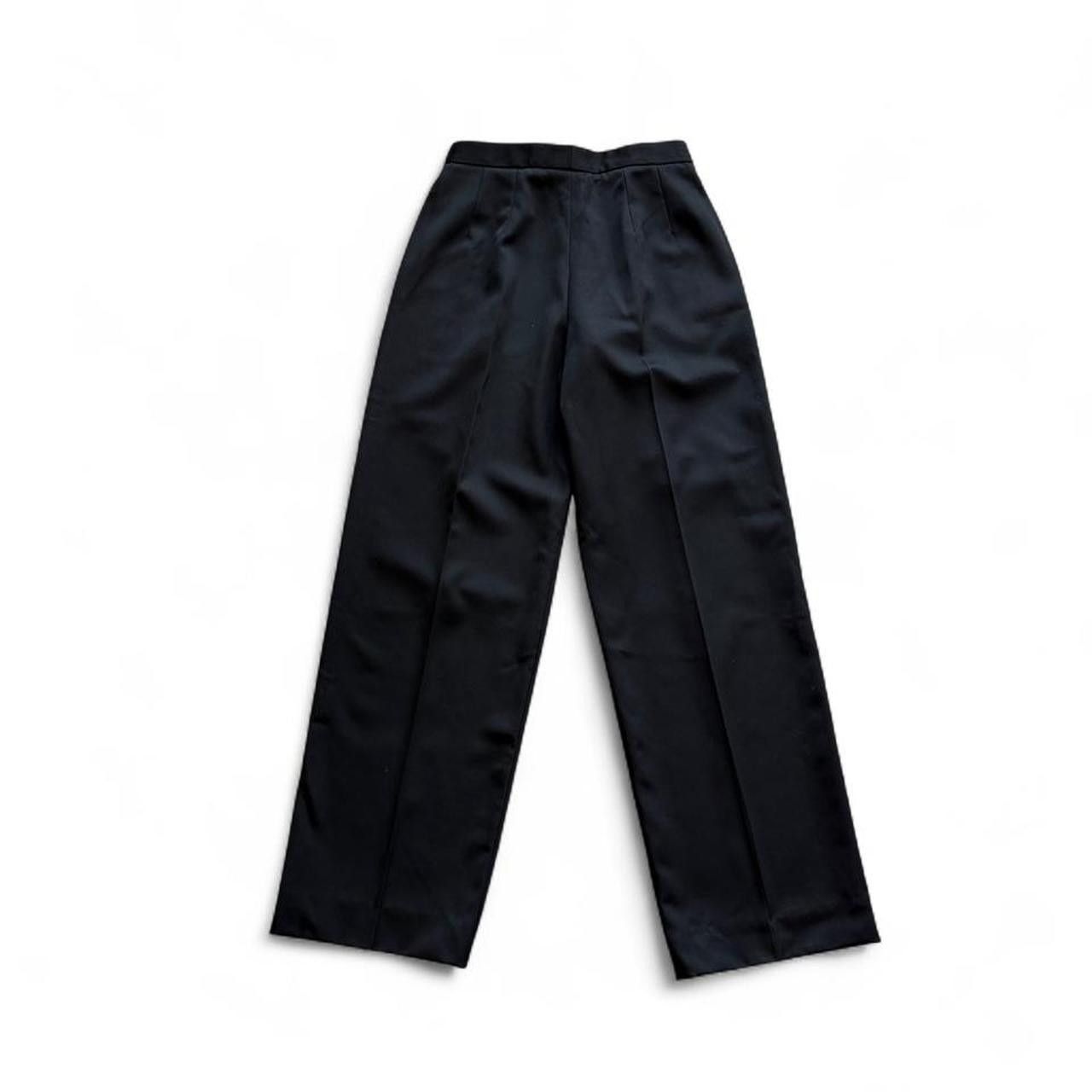 Giorgio Armani Giorgio Armani Classico SS03 Black Evening Trousers IT 38 Size 25" / US 0 / IT 36 - 8 Thumbnail