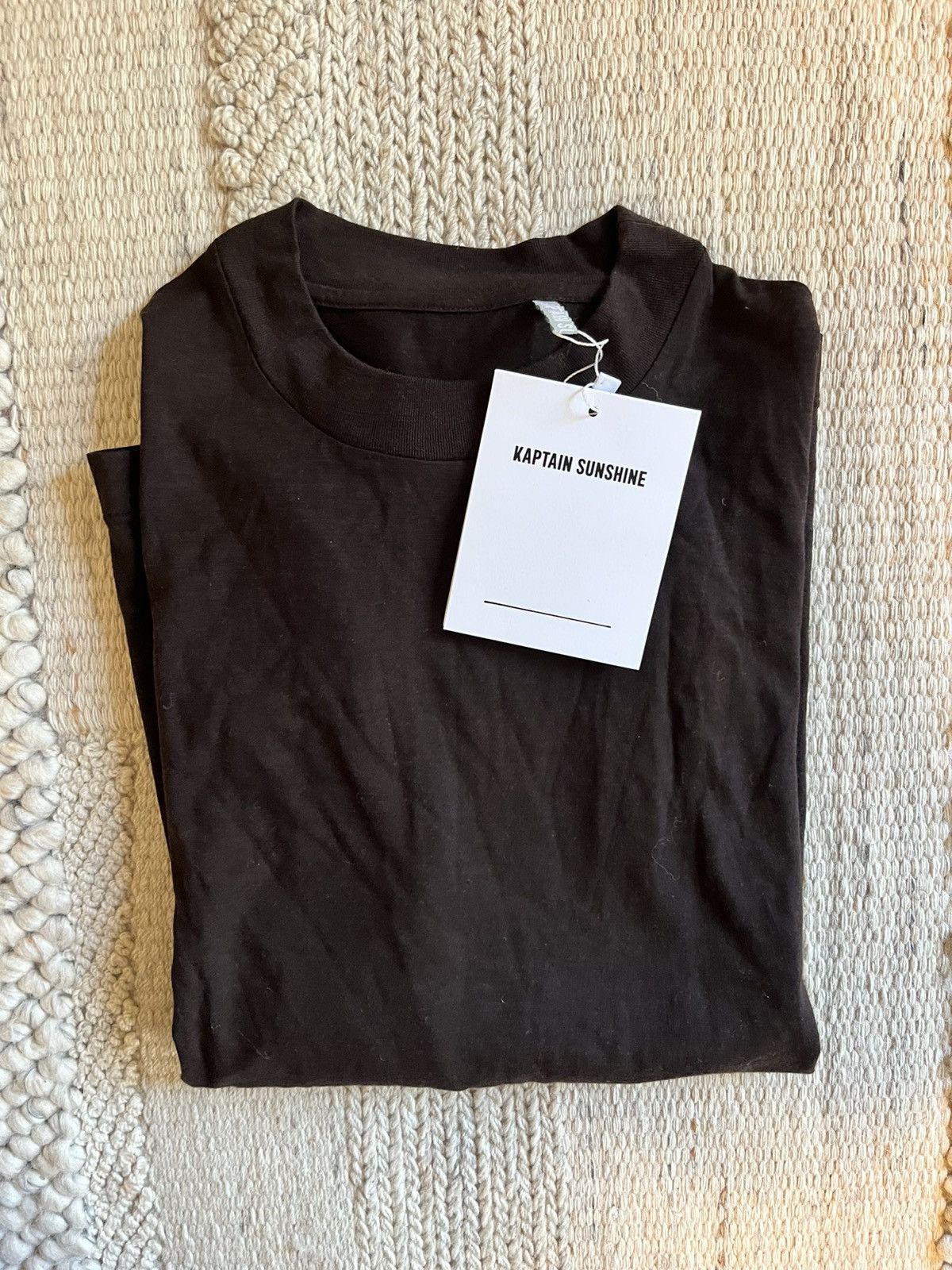 Kaptain Sunshine KAPTAIN SUNSHINE Super Soft Merino Tenjiku L/S Tee - Brown Size US L / EU 52-54 / 3 - 2 Thumbnail