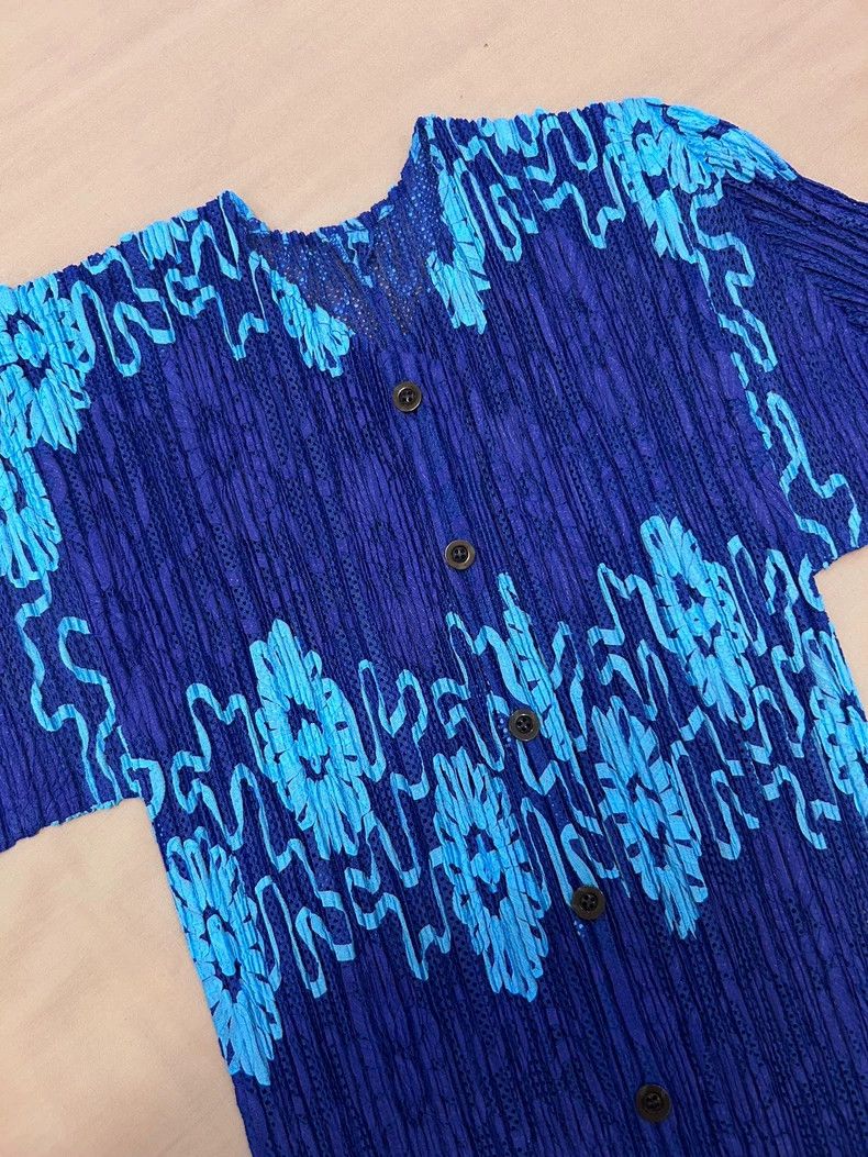 Issey Miyake issey miyake size:4 Embroidered netted cardigan Size XXS / US 00 / IT 34 - 3 Thumbnail