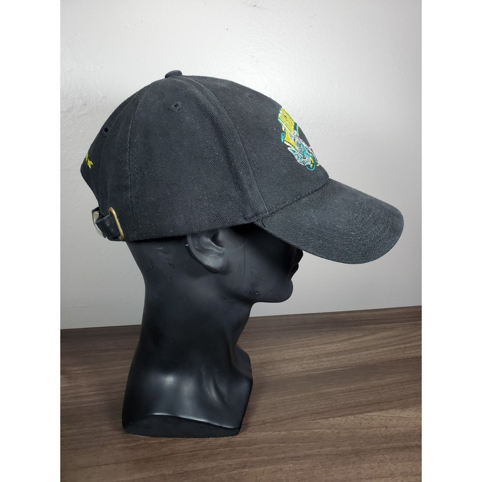 Vintage Airgas Choppers Motorcycle Hat Strap Back Cap Adjustable Size ONE SIZE - 6 Thumbnail