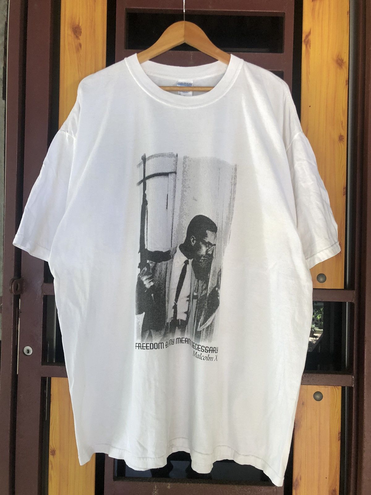 Vintage 🔥Vintage Y2K🔥 Malcom X Jet Magazine Photo Tee Size US XXL / EU 58 / 5 - 2 Thumbnail