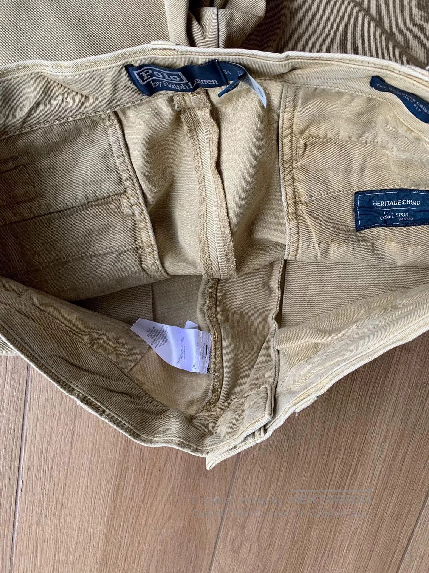 Polo Ralph Lauren Polo Ralph Lauren Washed Distressed Chino Shorts. Size US 34 / EU 50 - 4 Thumbnail