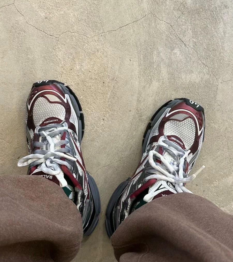 Balenciaga Balenciaga Runner Wine Red 37 Near New Bieber Size US 5 / IT 35 - 4 Thumbnail