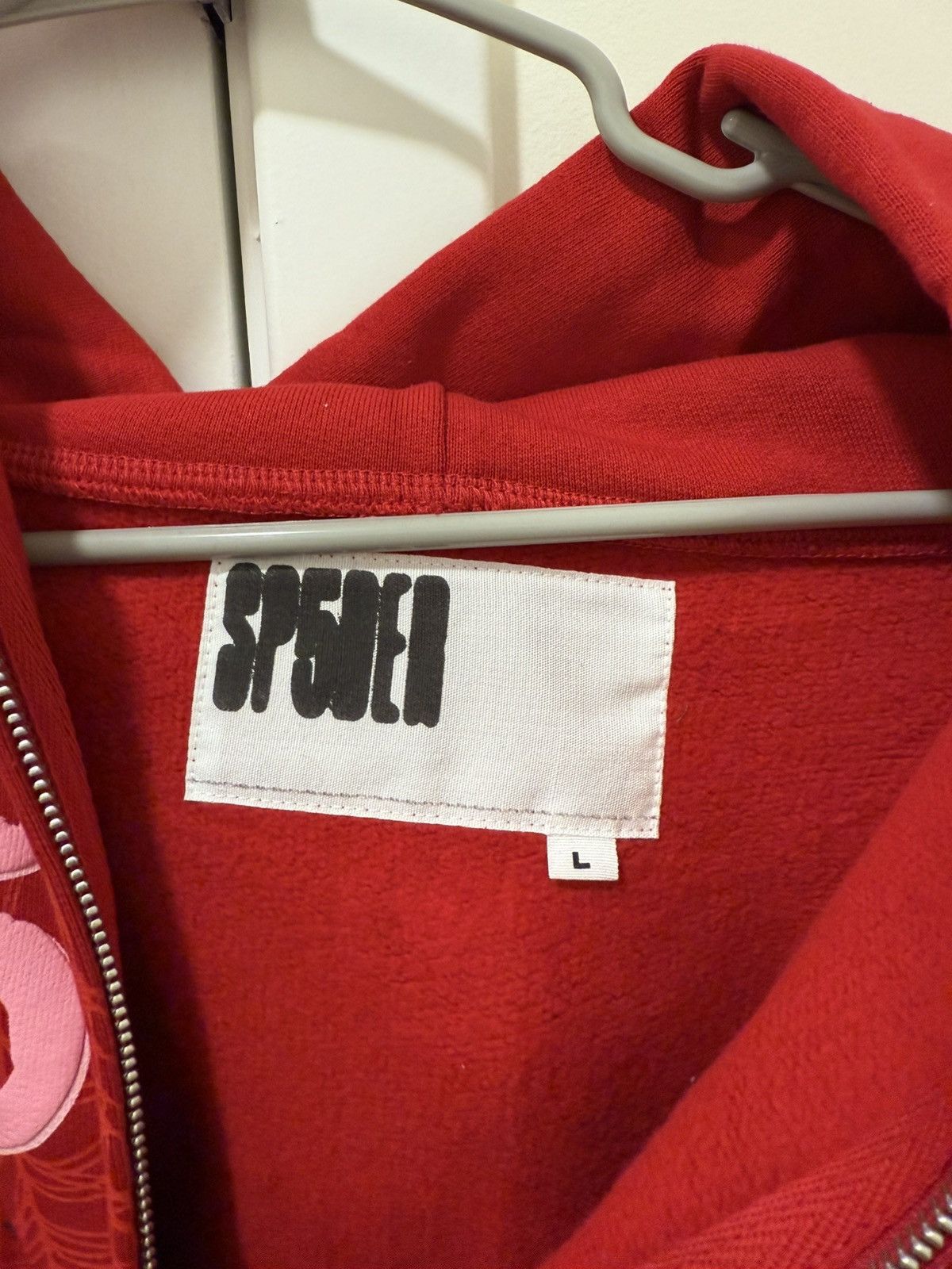 Sp5der Sp5der V2 angel number zip hoodie ‘Merlot’ Size US L / EU 52-54 / 3 - 5 Thumbnail